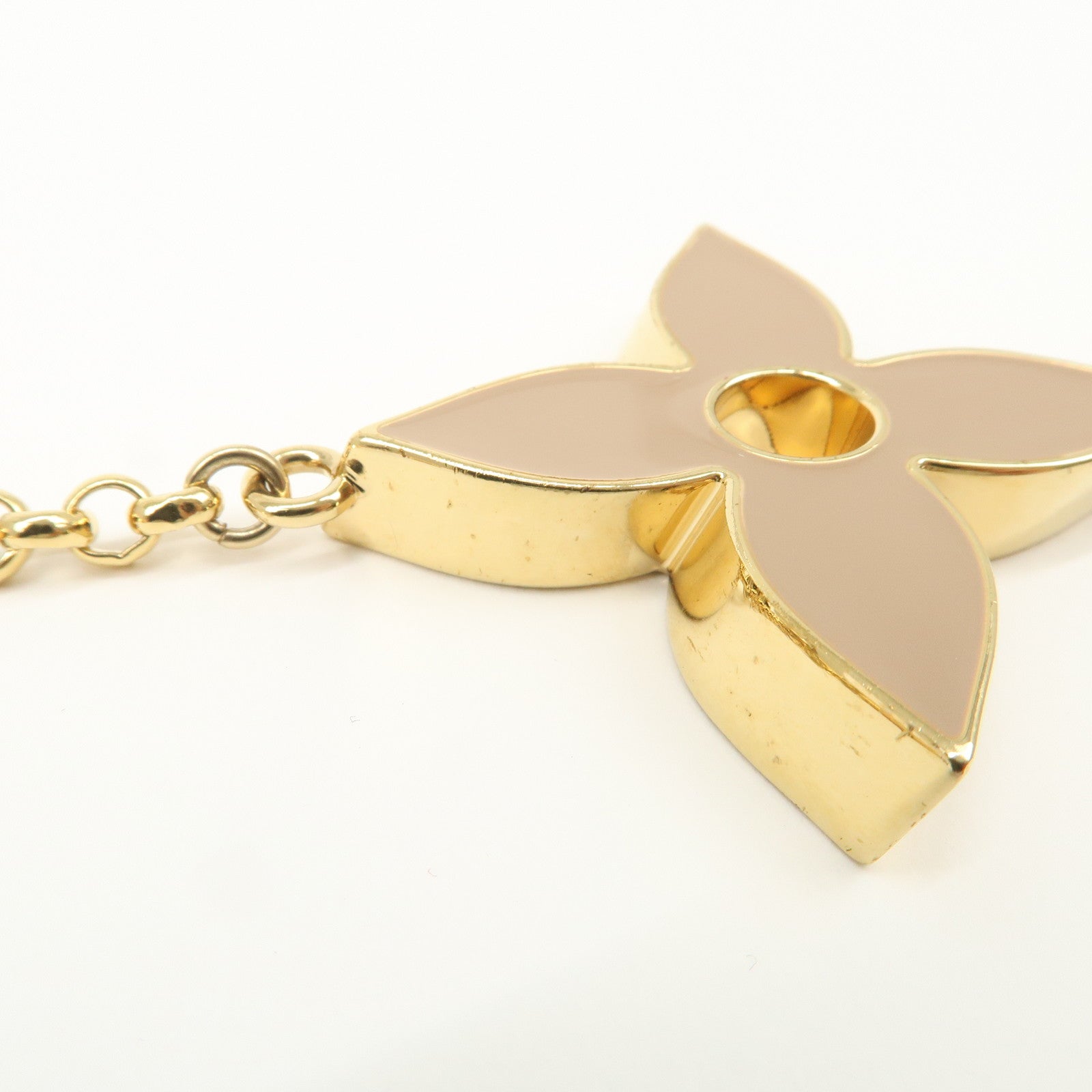 Louis Vuitton Fleur de Monogram Key Chain Bag Charm M67119