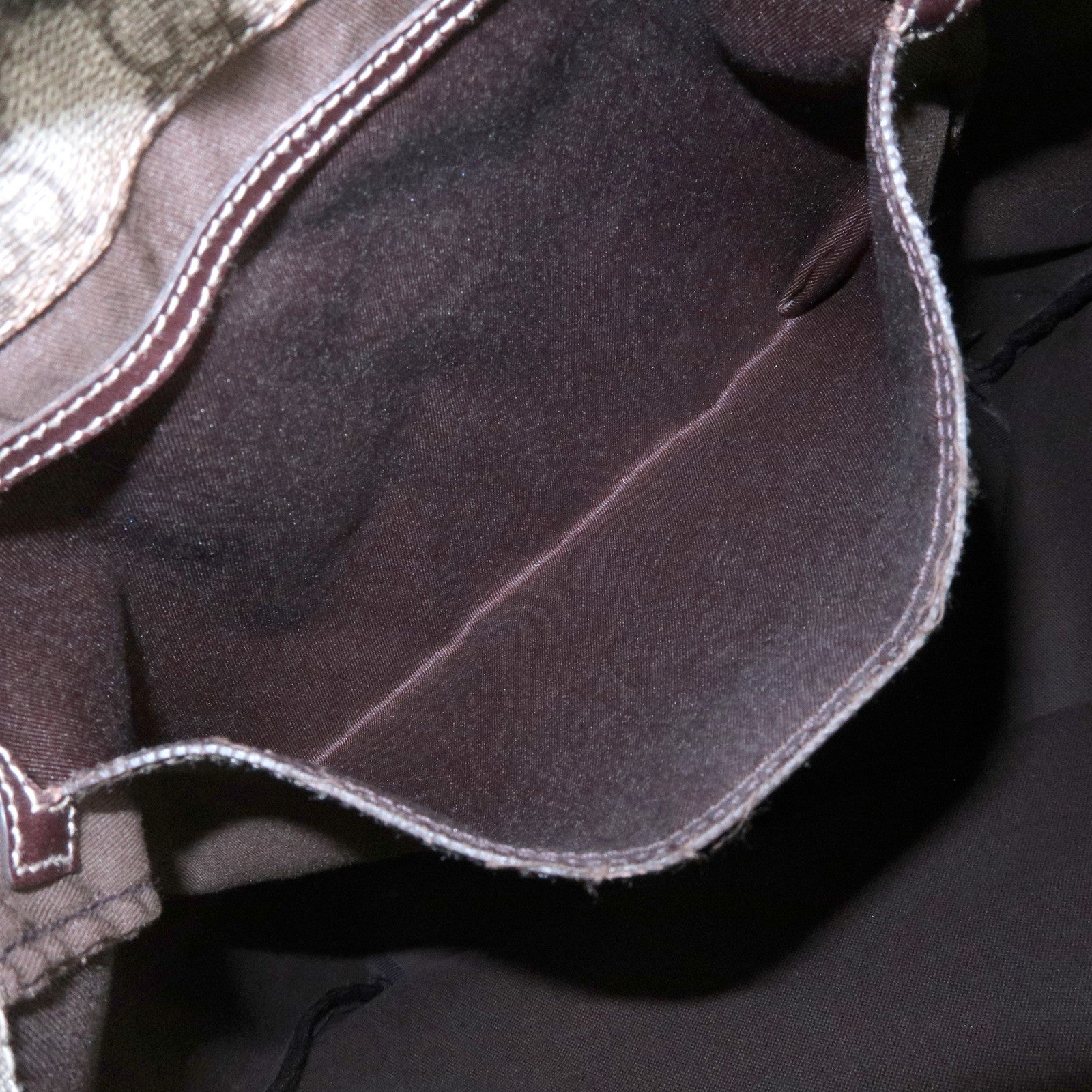 GUCCI GG Supreme Leather Backpack Rucksuck Beige Brown 189745