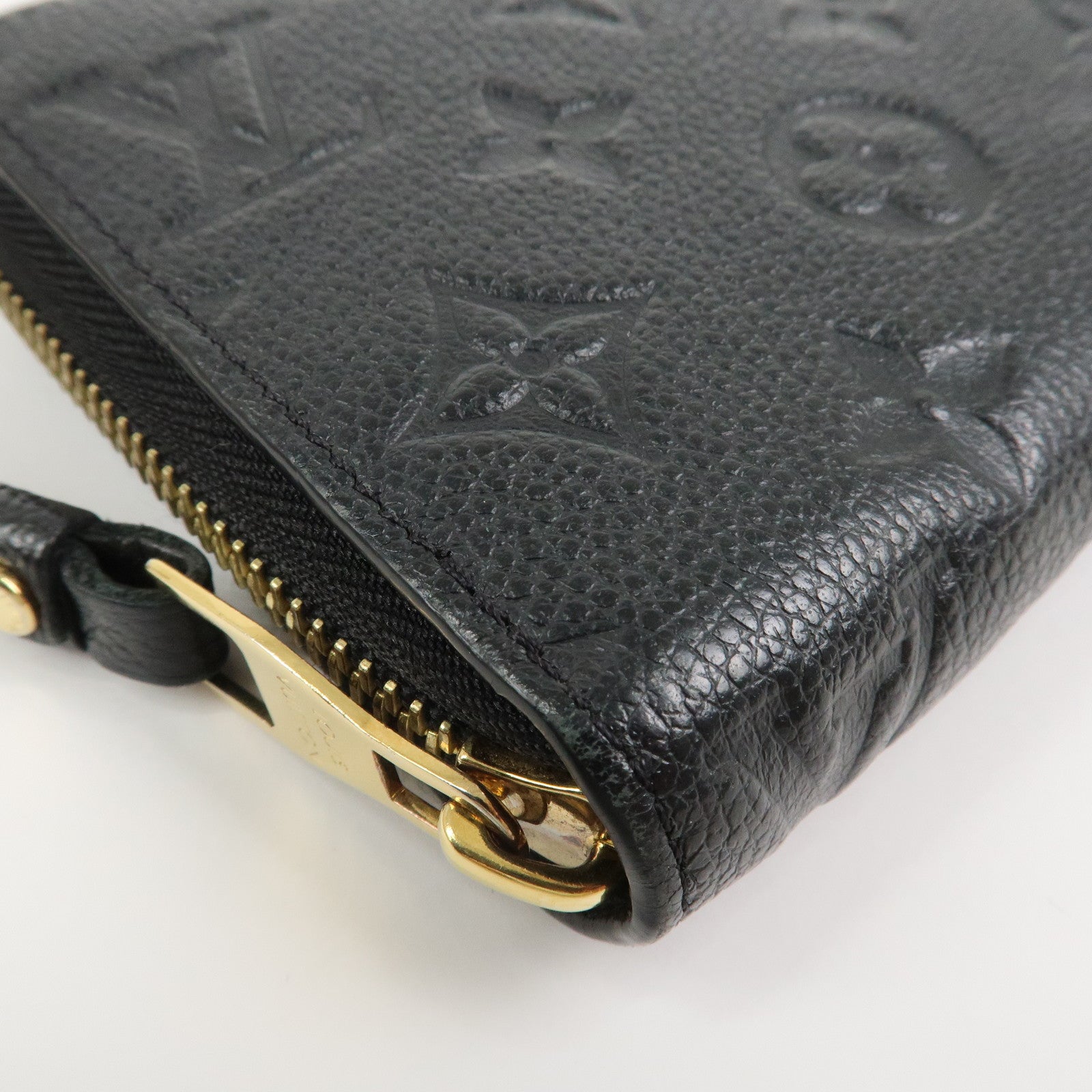 Louis Vuitton Monogram Empreinte Leather Round Zippy Wallet M61864
