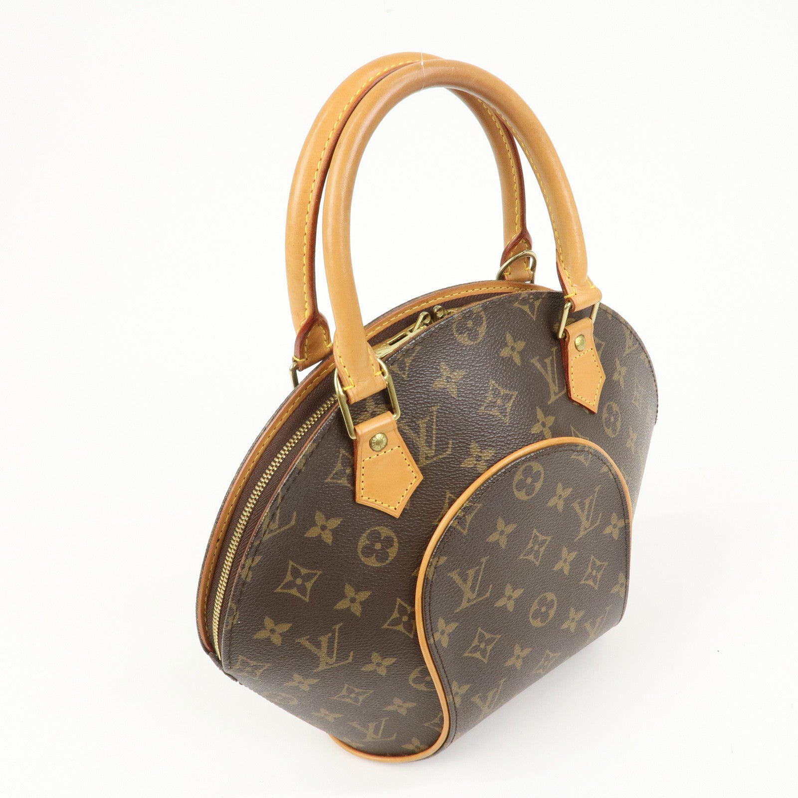 Louis Vuitton Monogram Ellipse PM Hand Bag Brown M51127