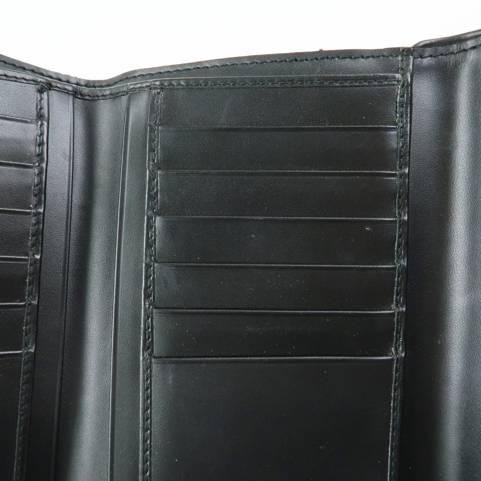Christian Dior Oblique Jacquard Flap Long Wallet Navy White