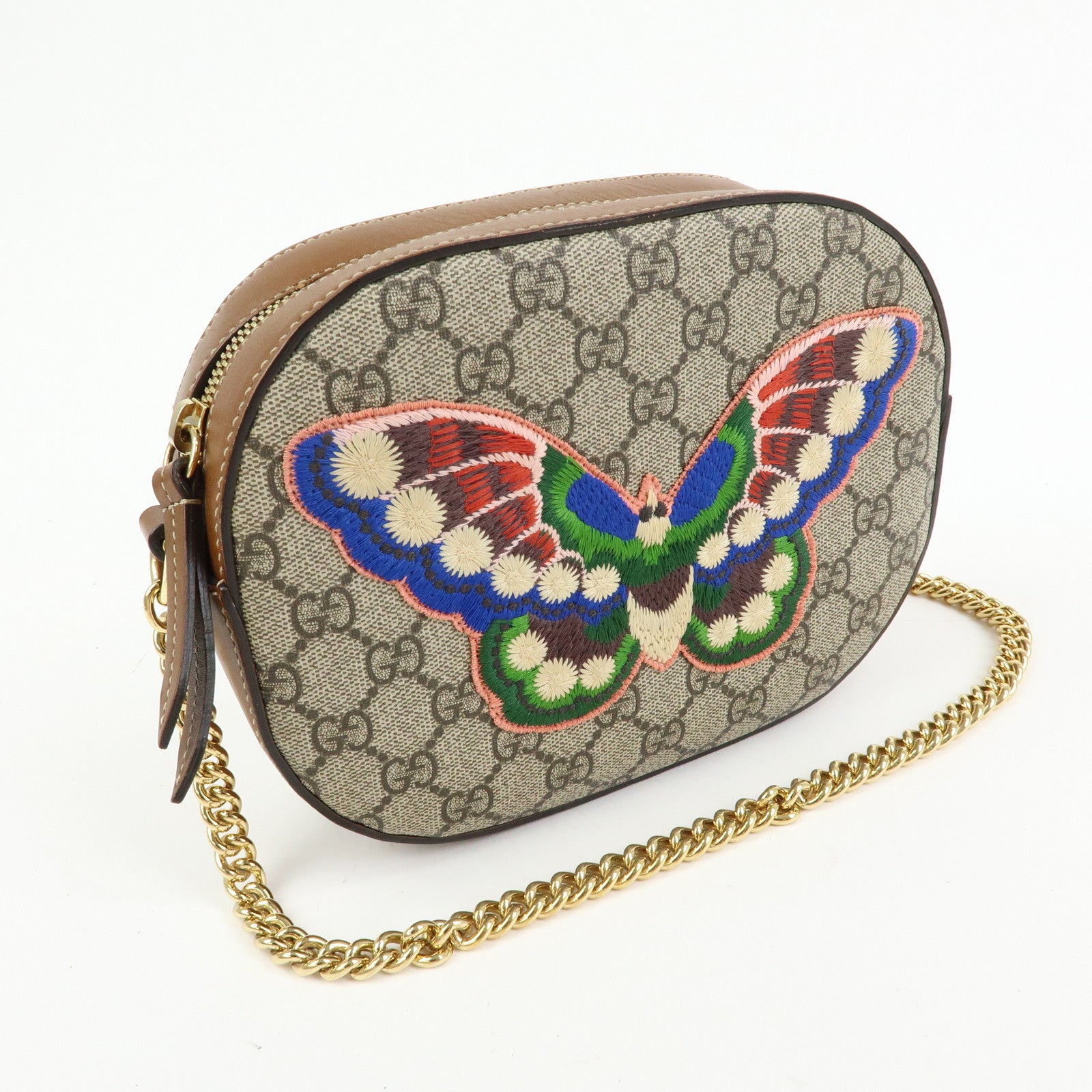 GUCCI GG Supreme Leather Shoulder Crossbody Bag JapanLimited 409535