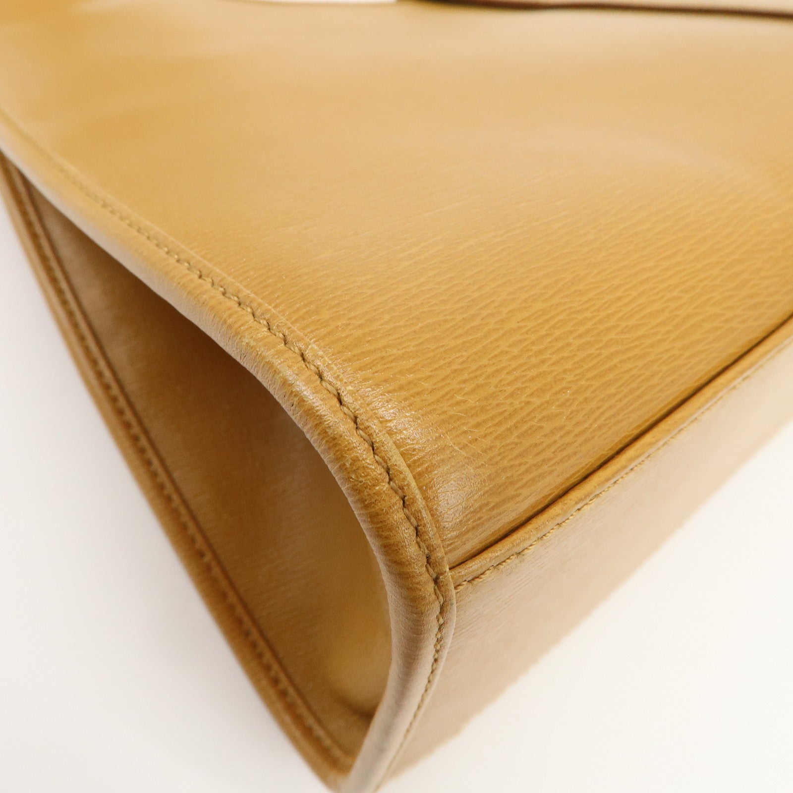 GUCCI Jackie Leather Shoulder Bag Hand Bag Beige 002.1067