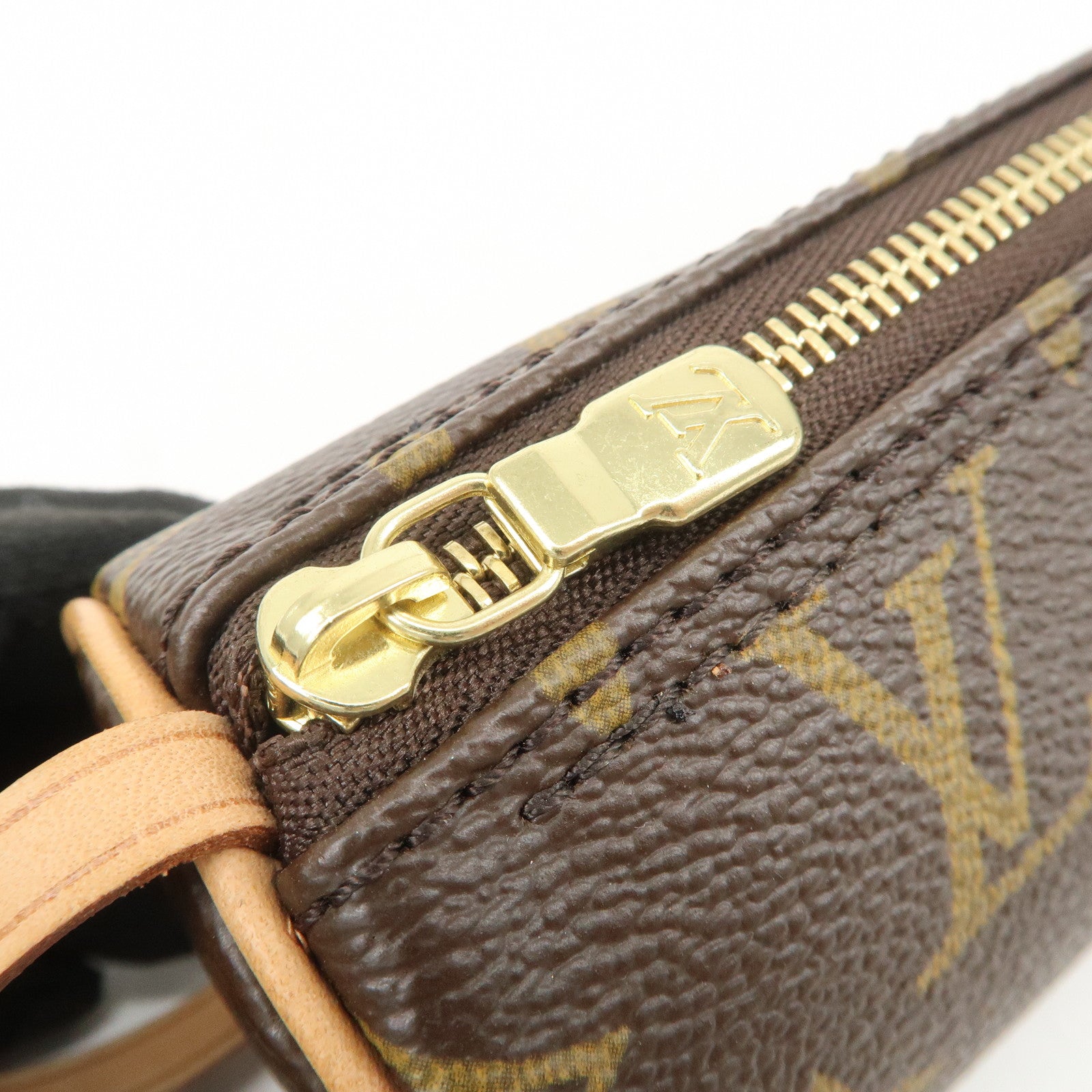 Louis Vuitton Mini Pouch for Papillon Bag New Style Brown