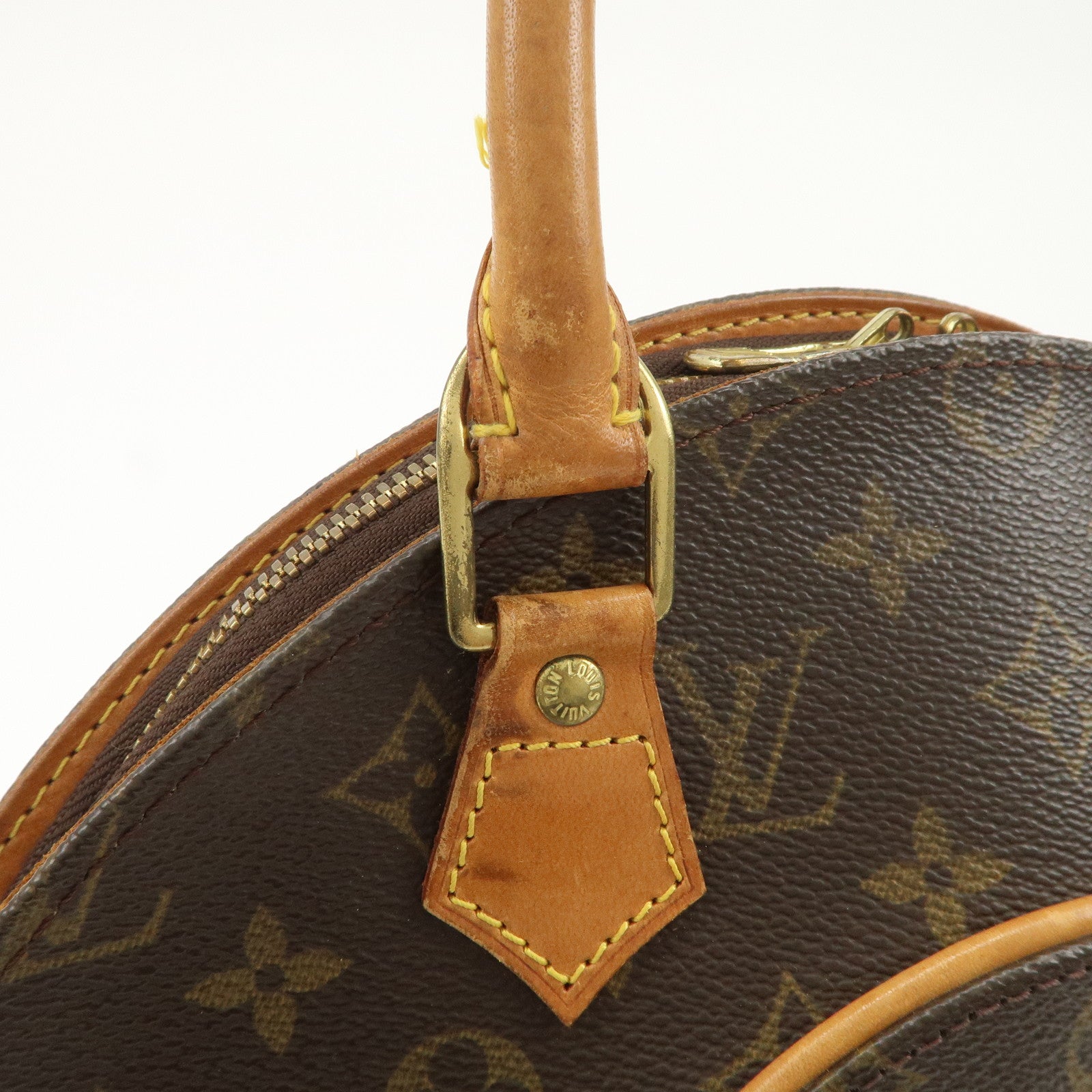 Louis Vuitton Monogram Canvas Ellipse PM Hand Bag Brown M51127