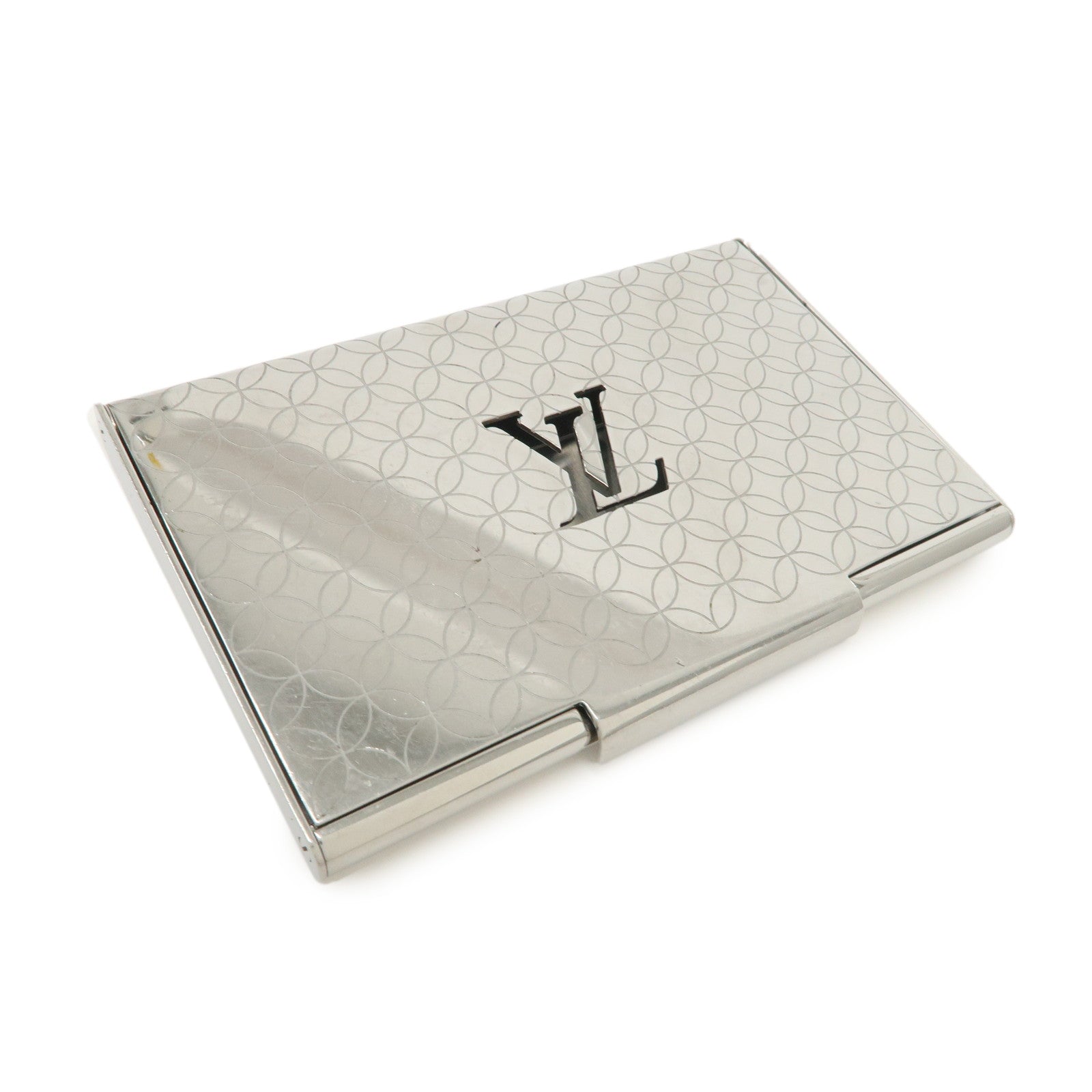 Louis Vuitton Porte Cartes Champs Elysees Card Case Silver M65227