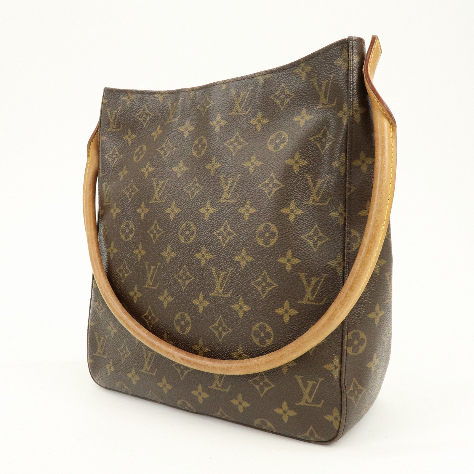 Louis Vuitton Monogram Canvas Looping GM Shoulder Bag Brown M51145