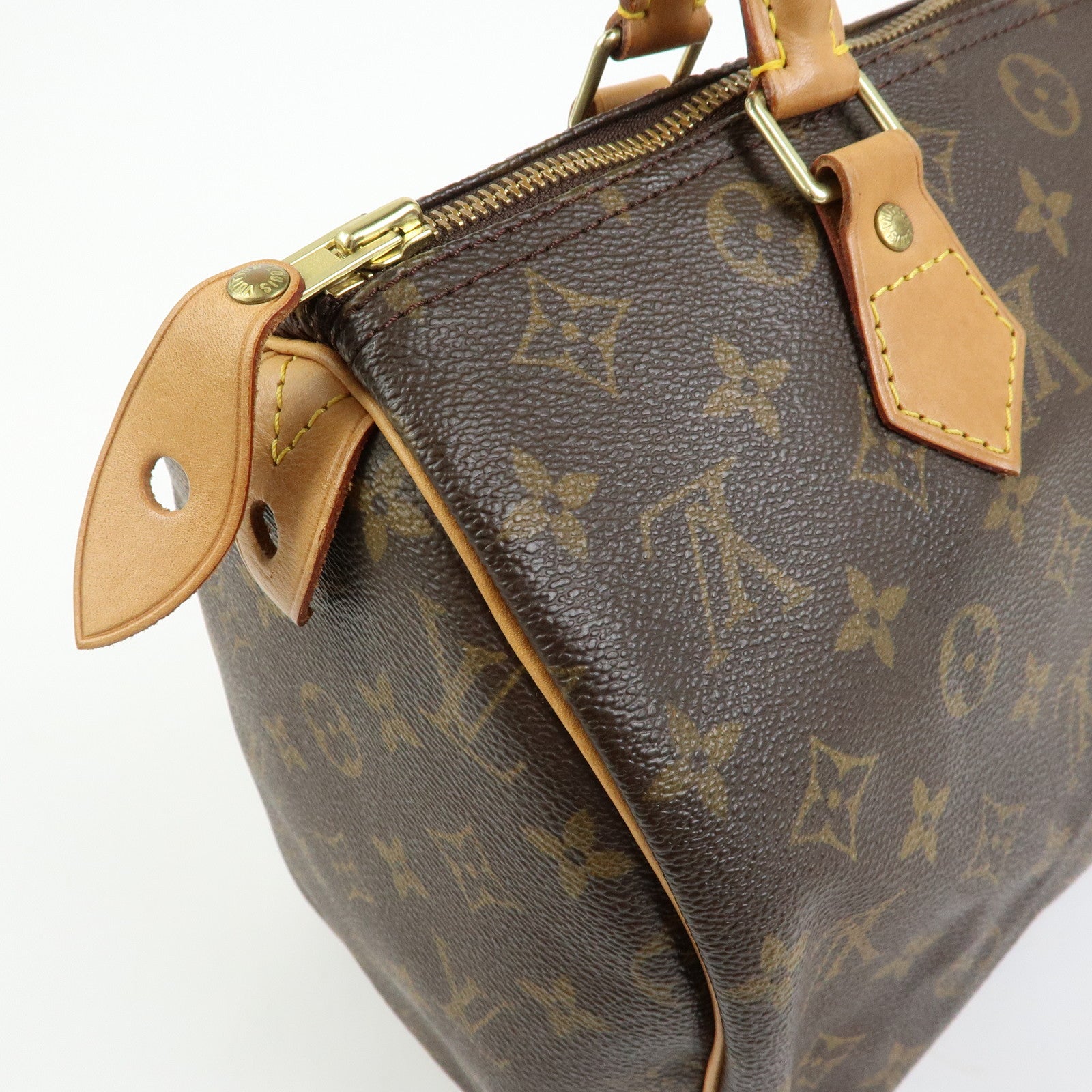 Louis Vuitton Monogram Speedy 30 Boston Bag Hand Bag Brown M41526