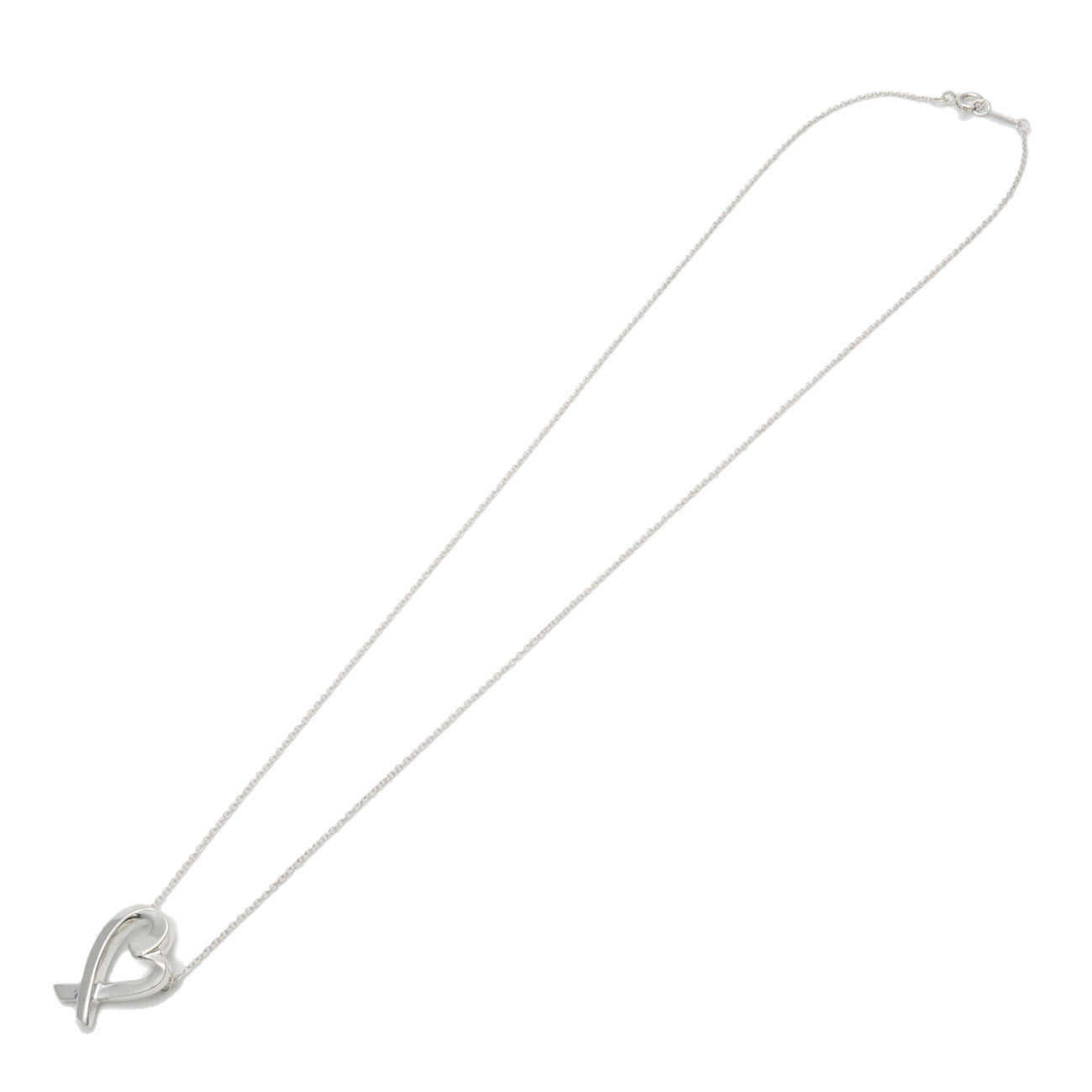 Tiffany & Co Loving Heart Necklace Medium SV925 Silver