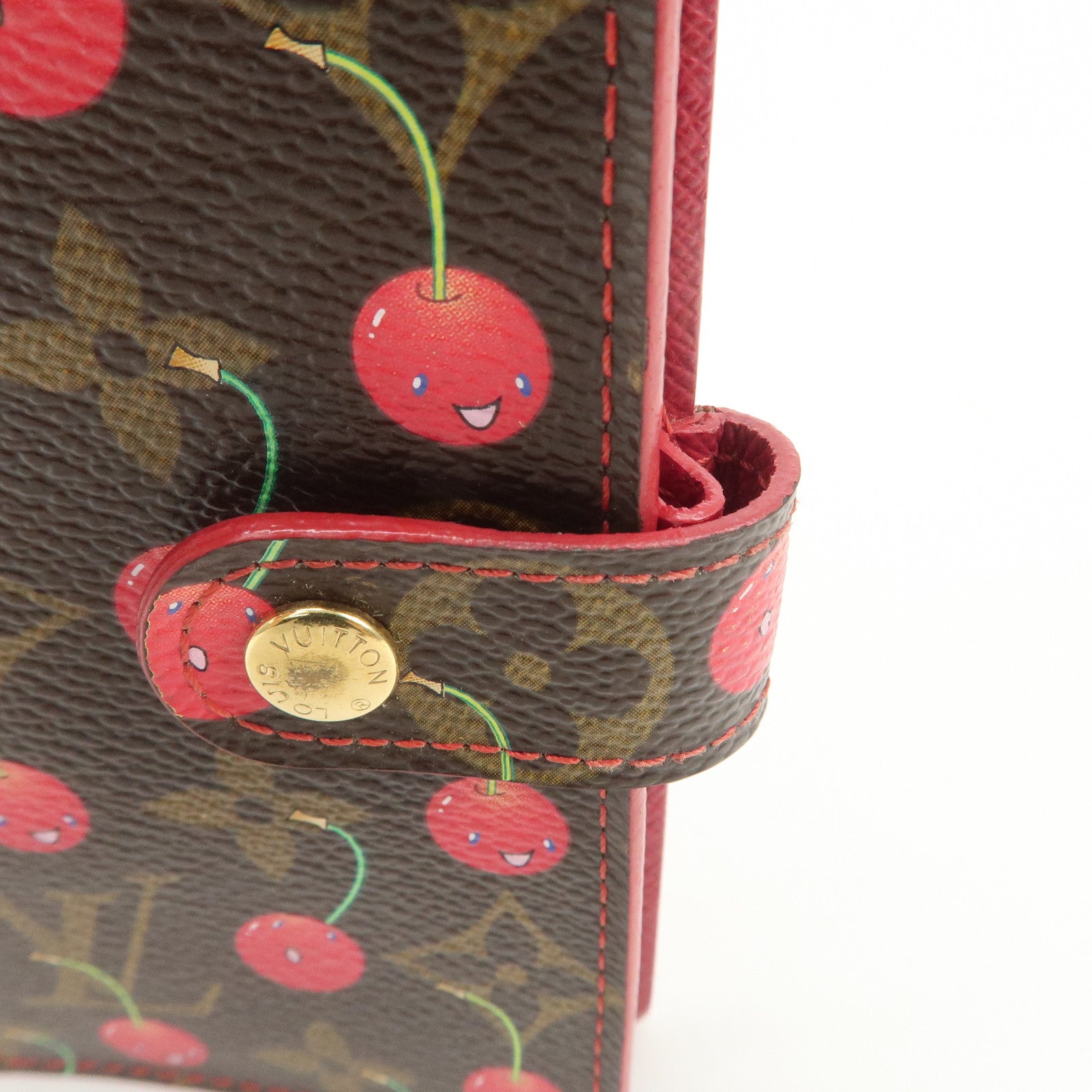 Louis Vuitton Monogram Cherry Agenda PM Planner Cover R21023