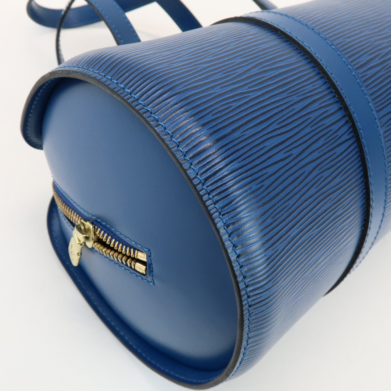 Louis Vuitton Epi Soufflot Shoulder Bag Hand Bag Toledo Blue M52225