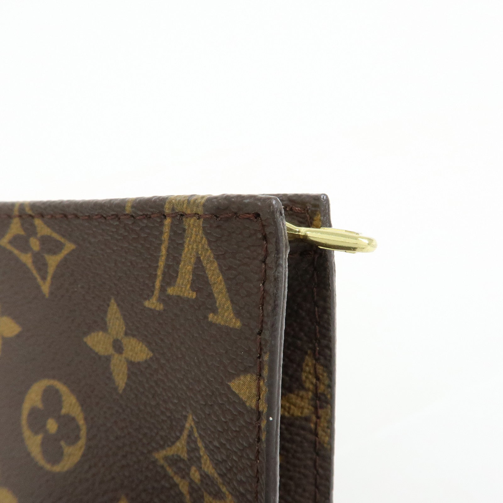 Louis Vuitton Monogram Canvas Pouch for Baguette GM Brown