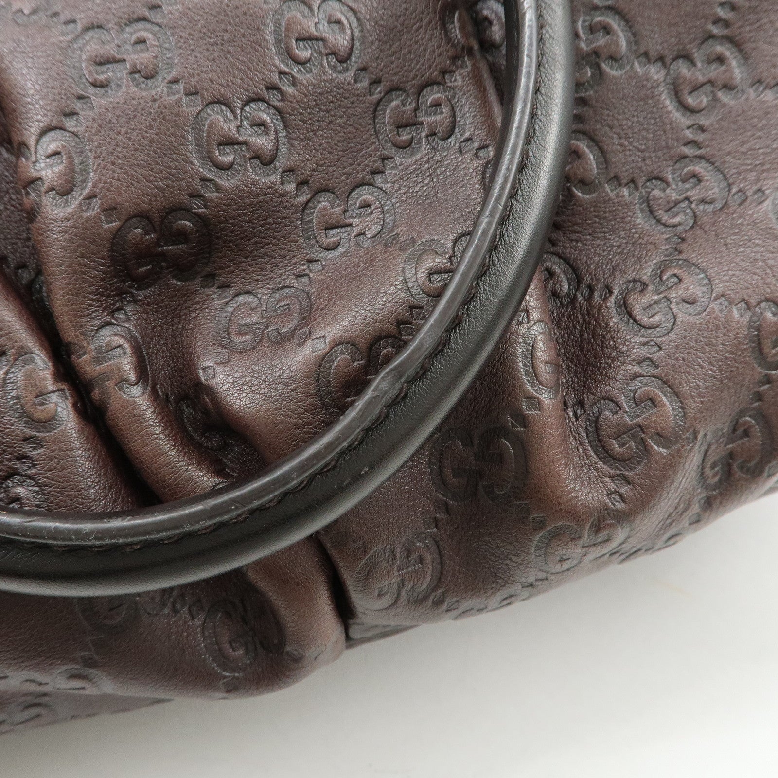 GUCCI Sukey Interlocking G Guccissima 2Way Shoulder Hand Bag 247902