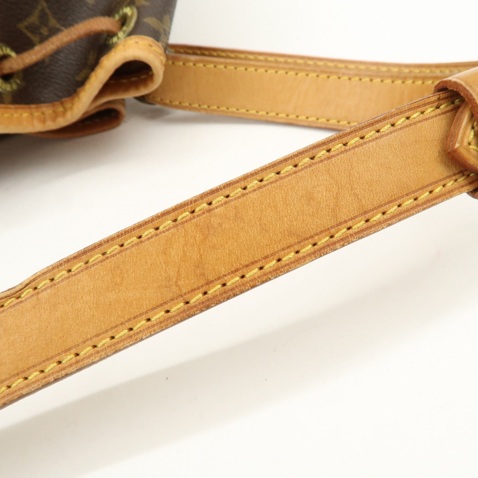 Louis Vuitton Monogram Petit Noe Shoulder Bag Brown M42226