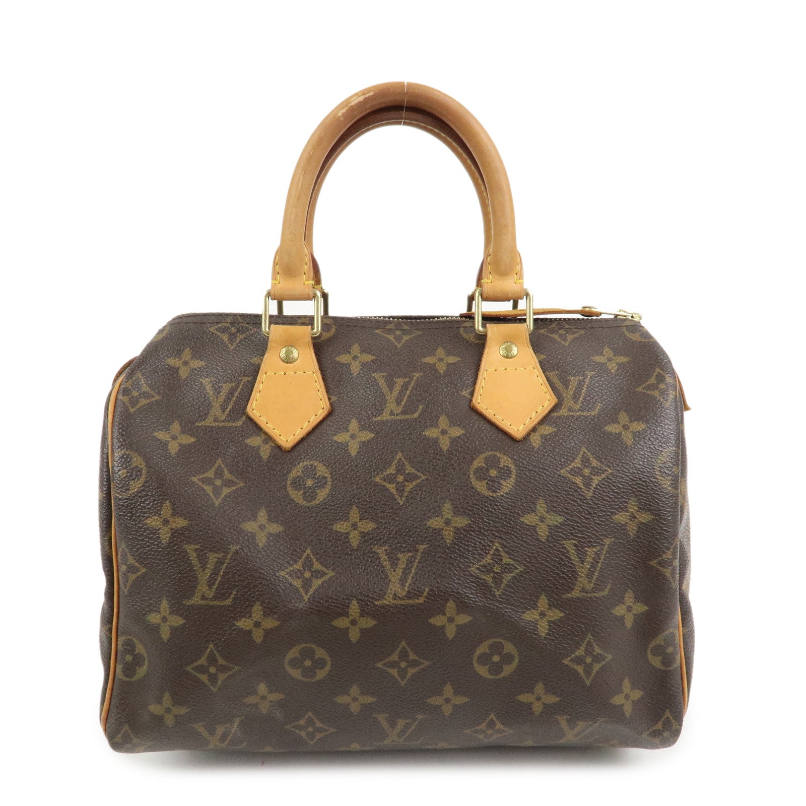 Louis Vuitton Monogram Speedy 25 Boston Bag Hand Bag Brown M41528