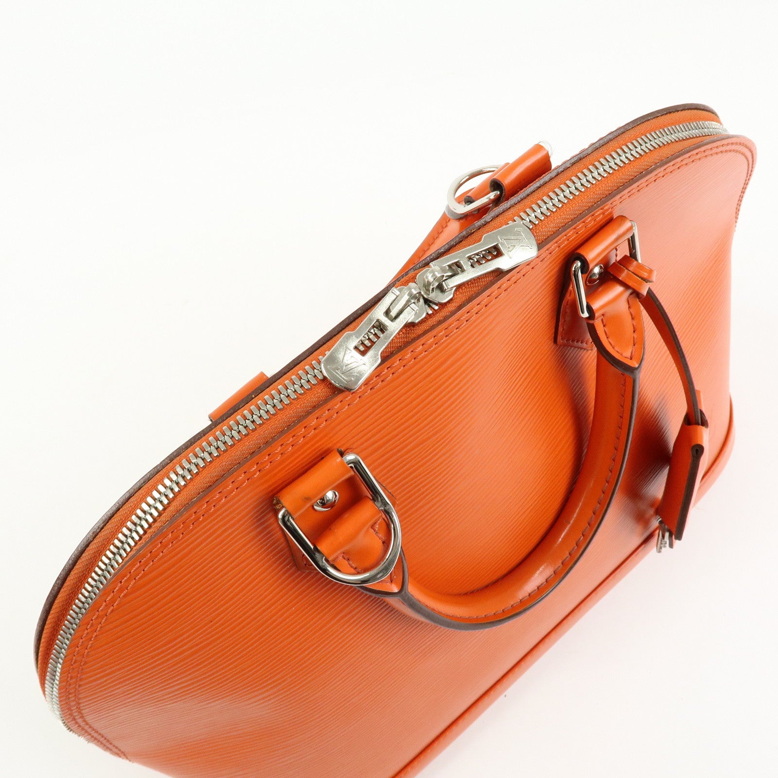 Louis Vuitton Epi Alma PM Hand Bag Pimont Orange M40623