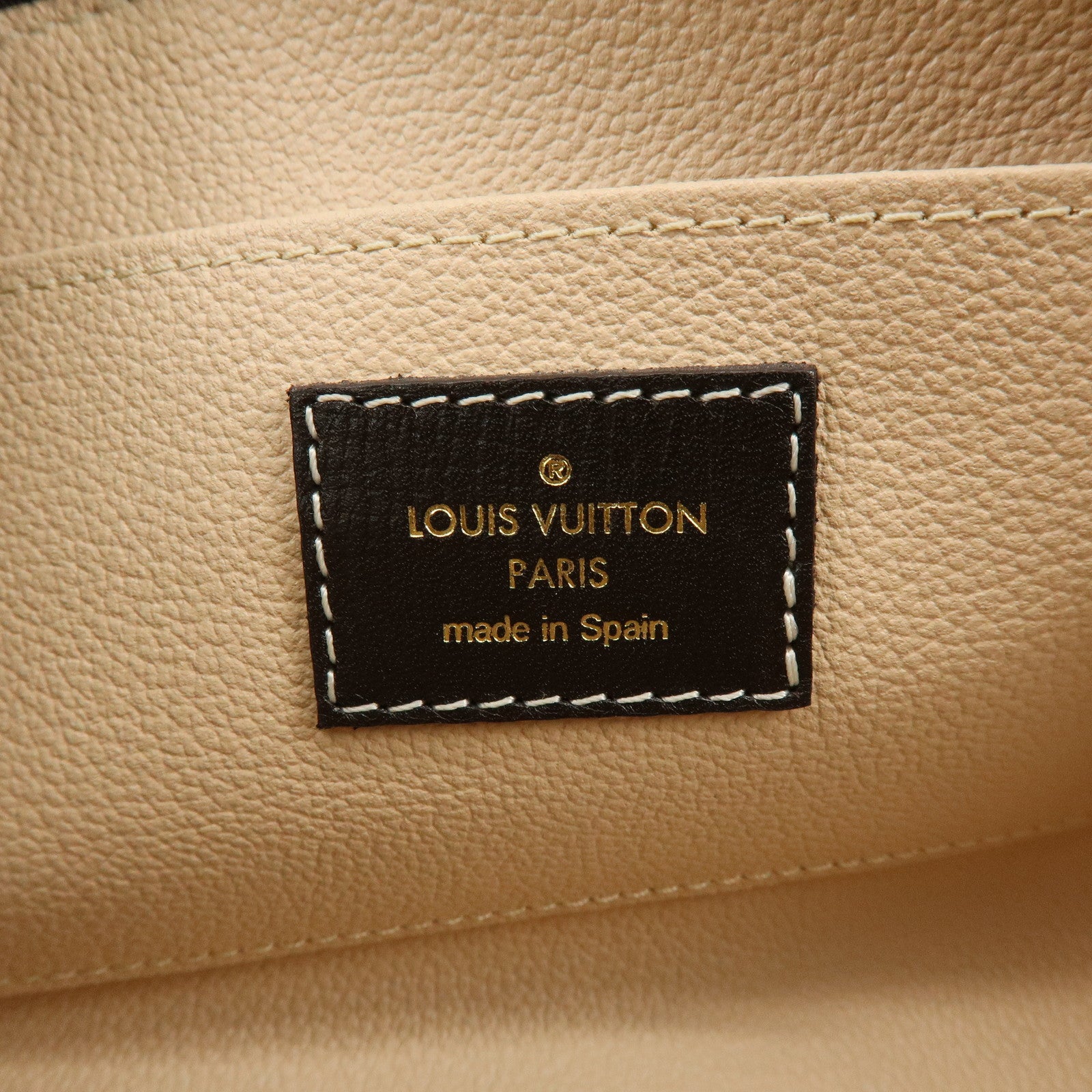 Louis Vuitton Monogram Idylle Pochette Cosmetic Pouch Fusain M40375