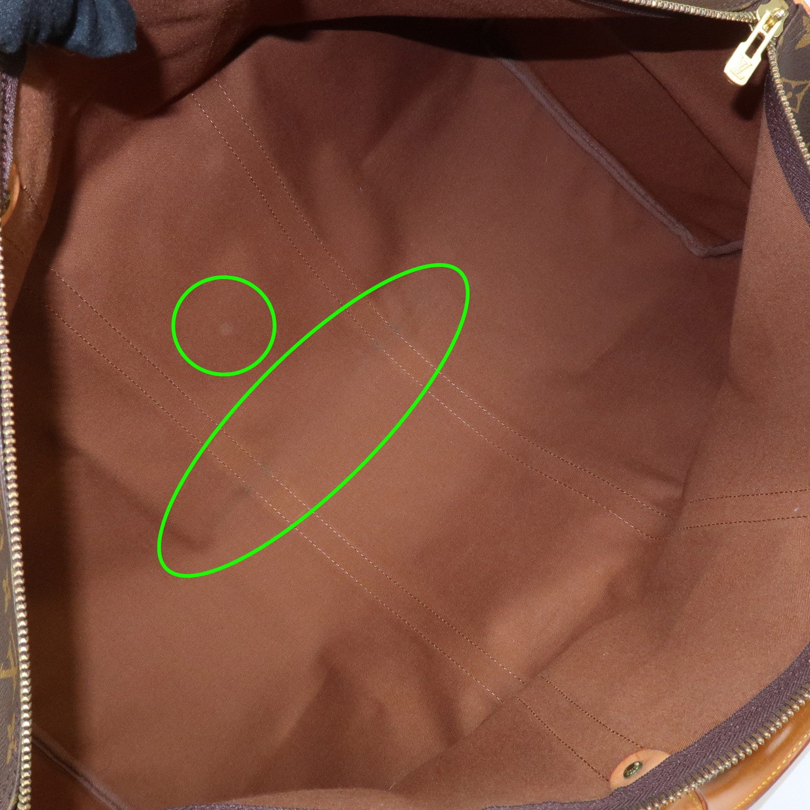 Louis Vuitton Monogram Keep All 60 Boston Bag Brown M41422