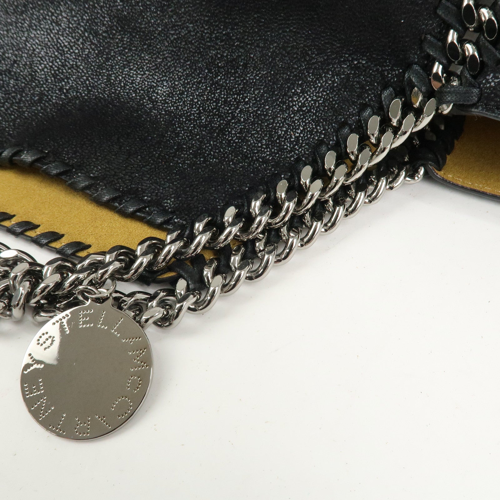 STELLA MCCARTNEY Falabella Polyester Chain Shoulder Bag Black