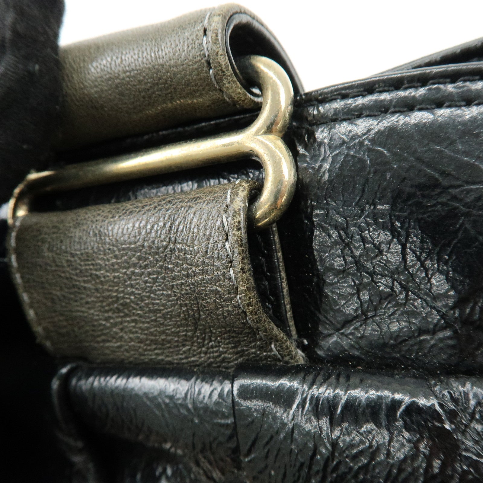 Chloe See By Chloe Day Tripper Patent Leather Tote Bag Black