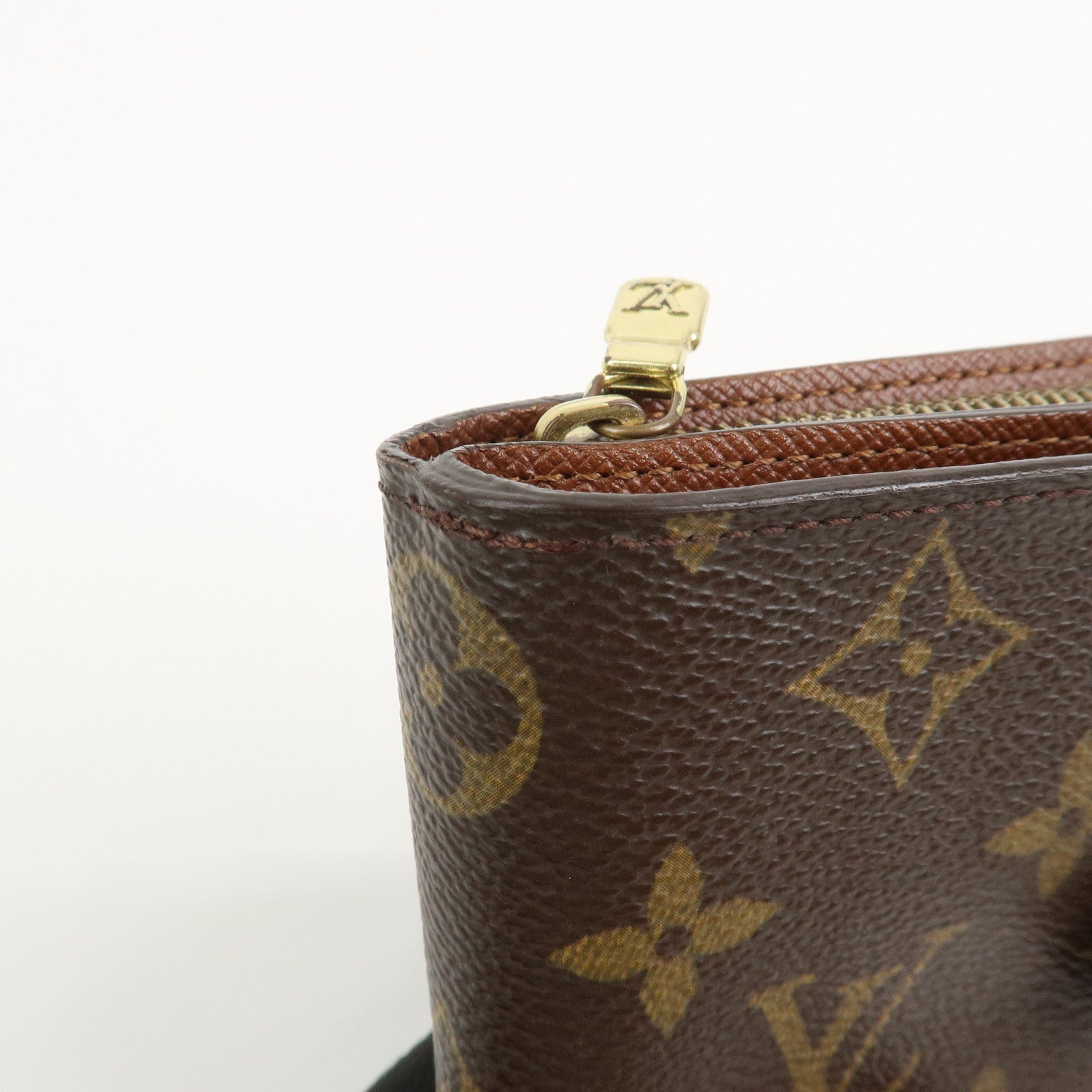 Louis Vuitton Monogram Compact Zippy Small Wallet Brown M61667
