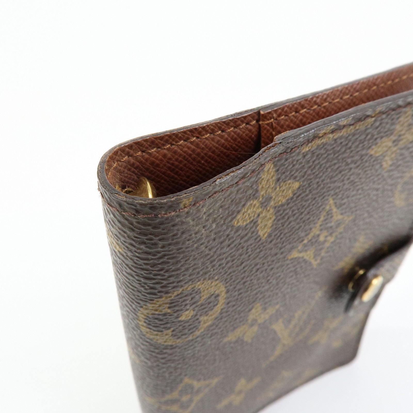 Louis Vuitton Monogram Agenda PM Planner Cover Brown R20005