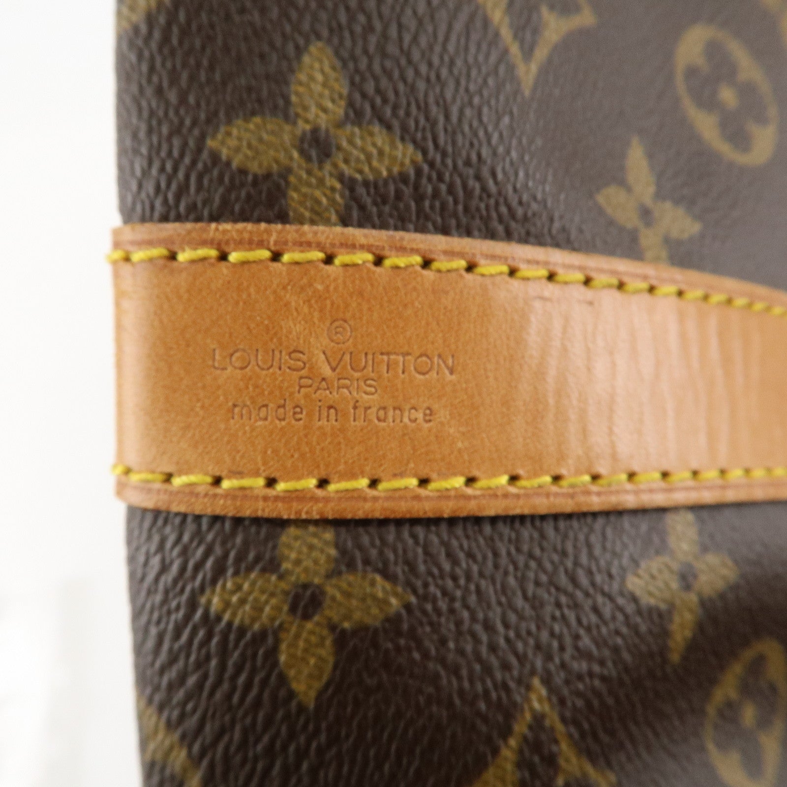 Louis Vuitton Monogram Keep All Bandouliere 60 Bag Brown M41412 Used