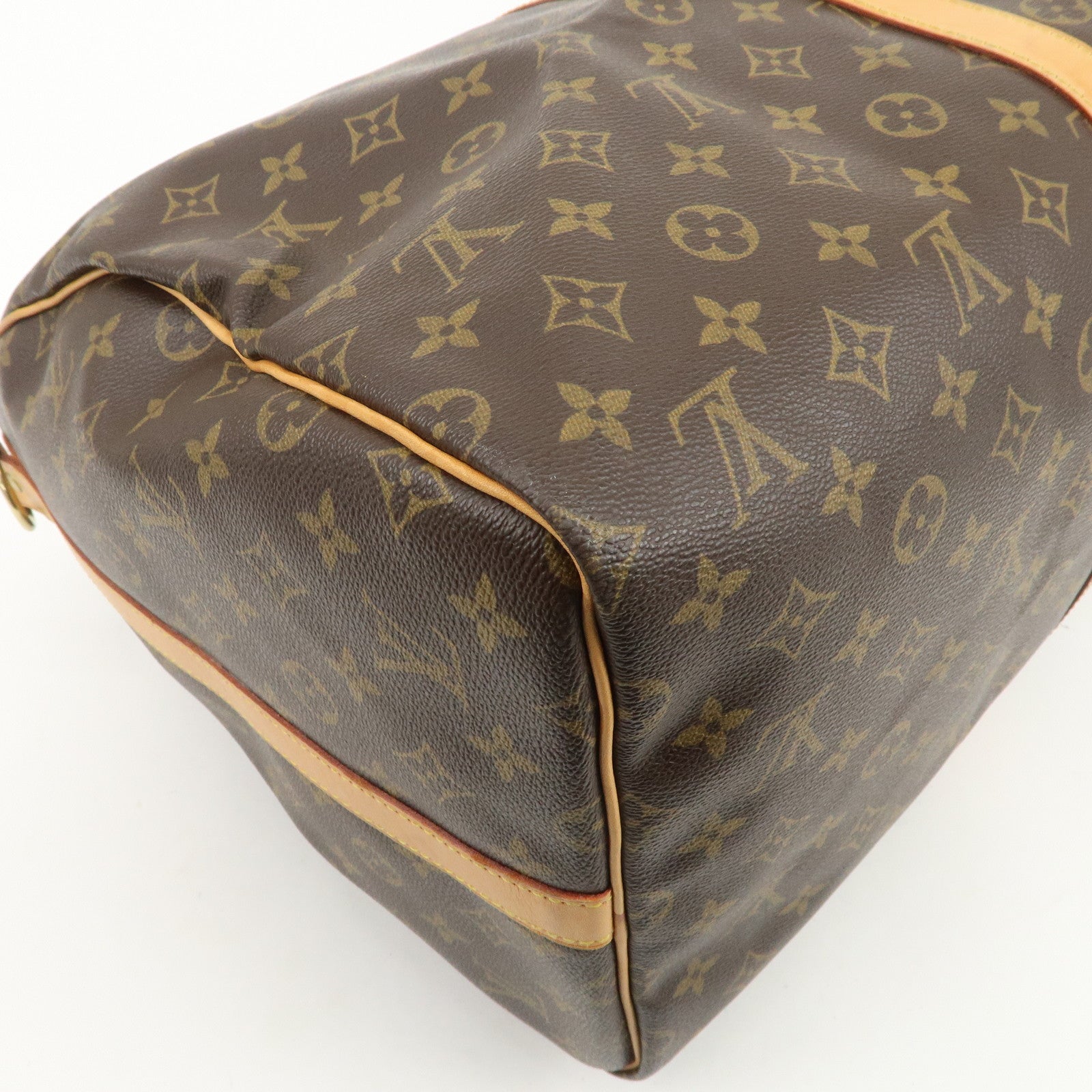 Louis Vuitton Monogram Keep All Bandouliere 55 Boston Bag M41414
