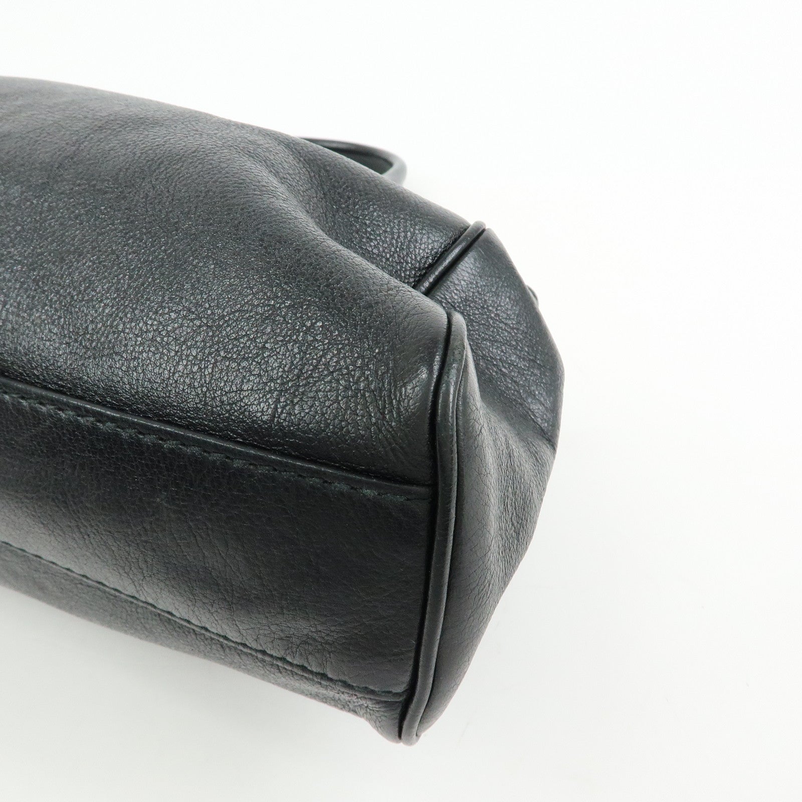 GUCCI GG Marmont Tiger Head Leather 2Way Bag Hand Bag Black 516459