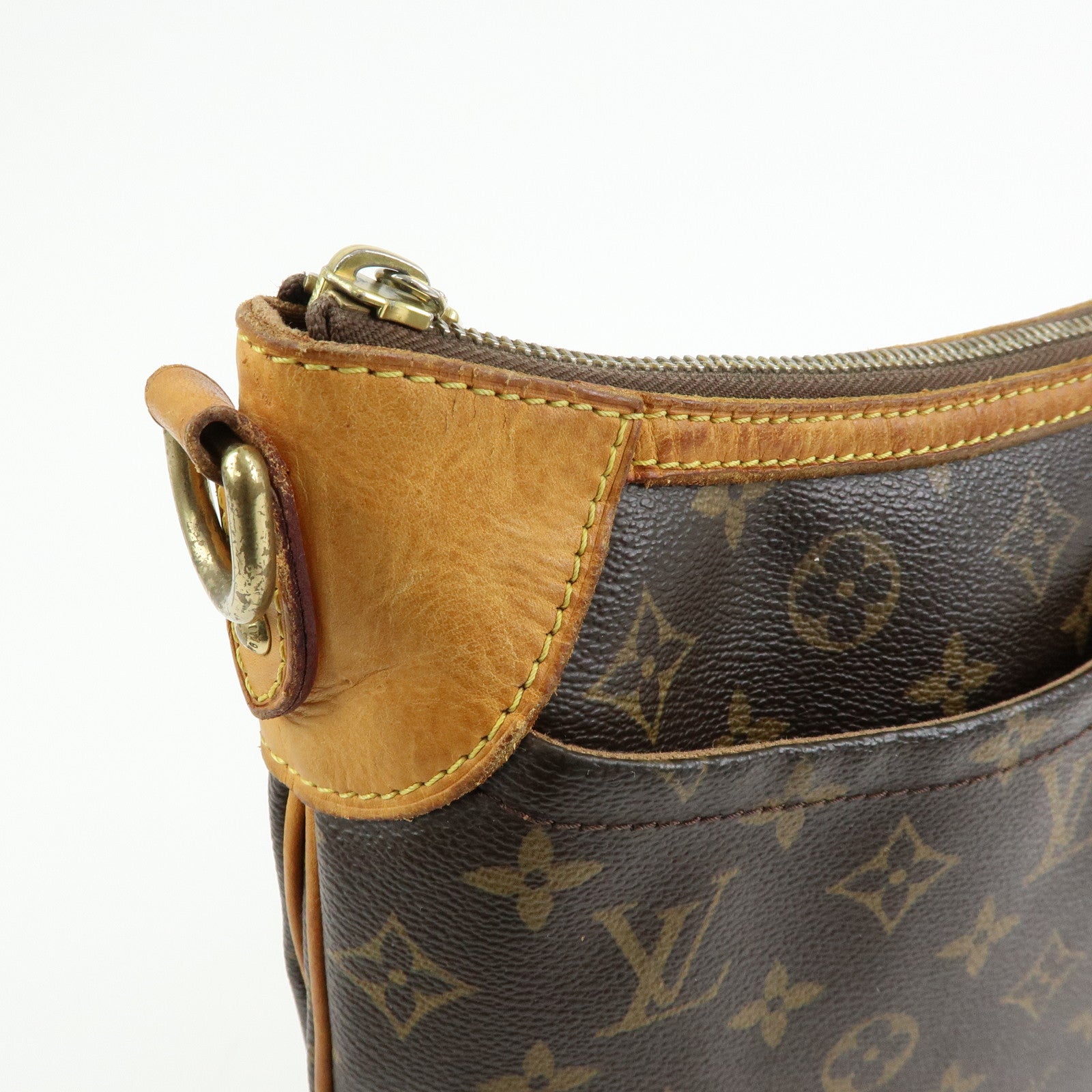Louis Vuitton Monogram Odeon PM Shoulder Bag Brown M56390