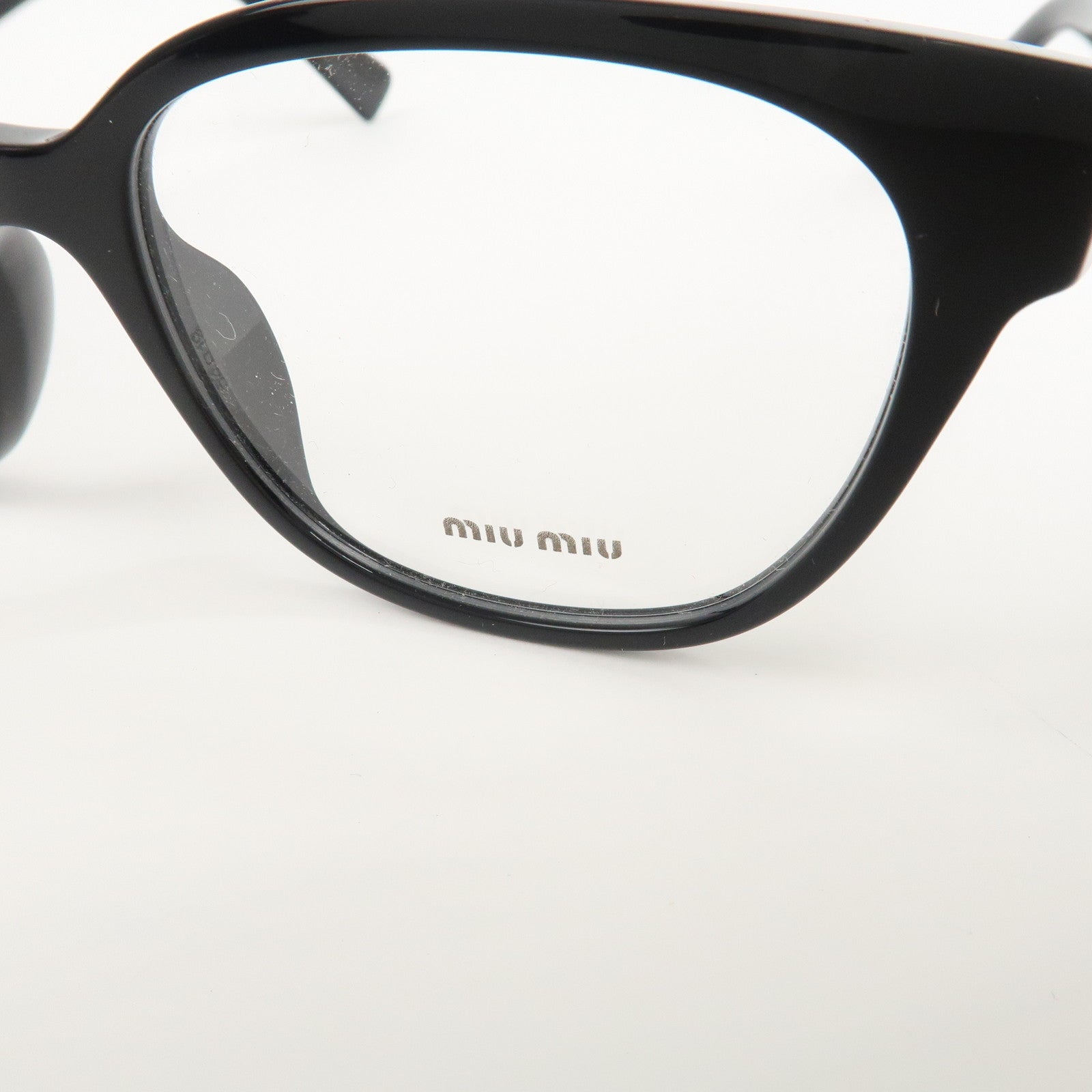 MIU MIU Plastic Sunglasses VMU 02V 54□19 1AB-101 145 Black
