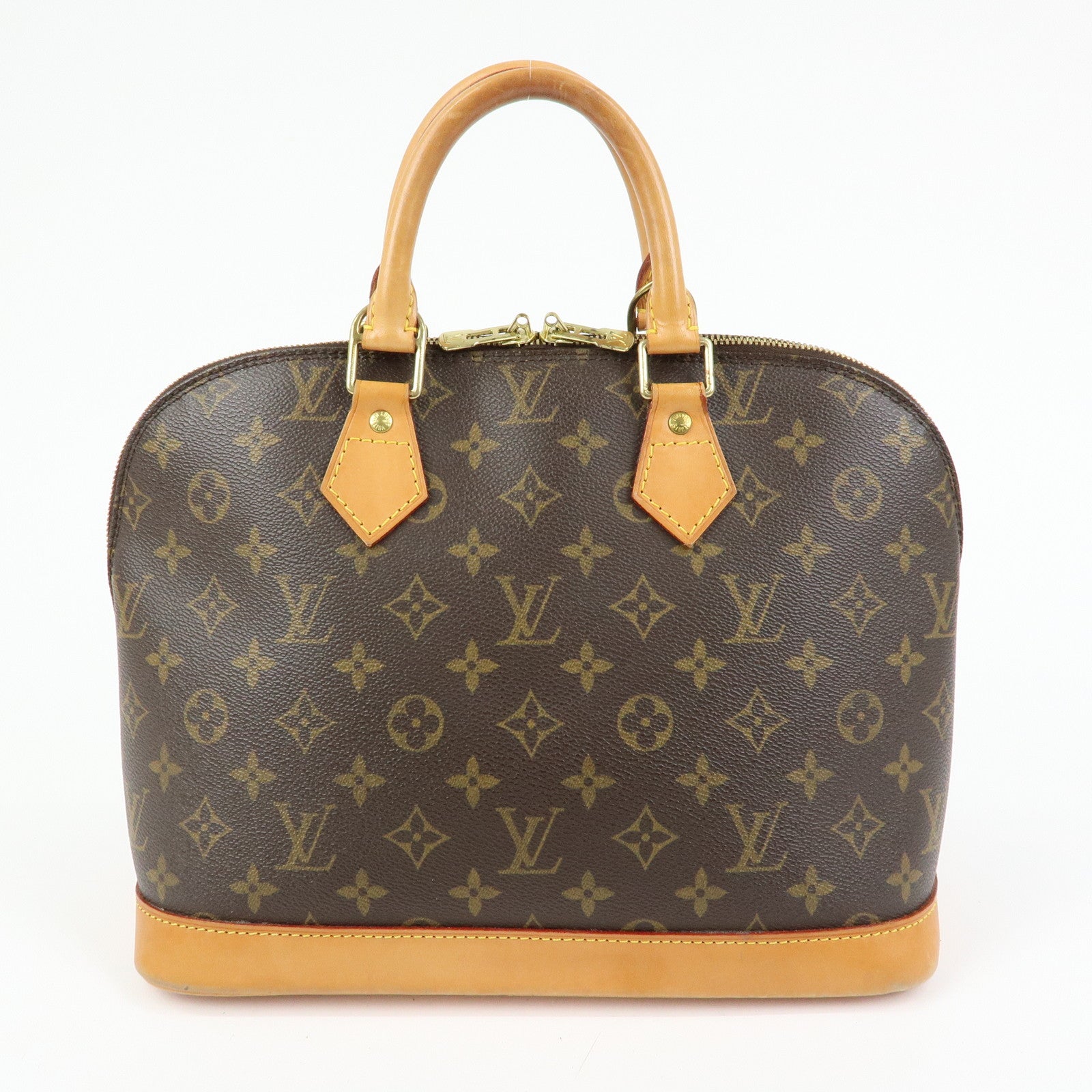Louis Vuitton Monogram Alma PM Hand Bag Brown M51130