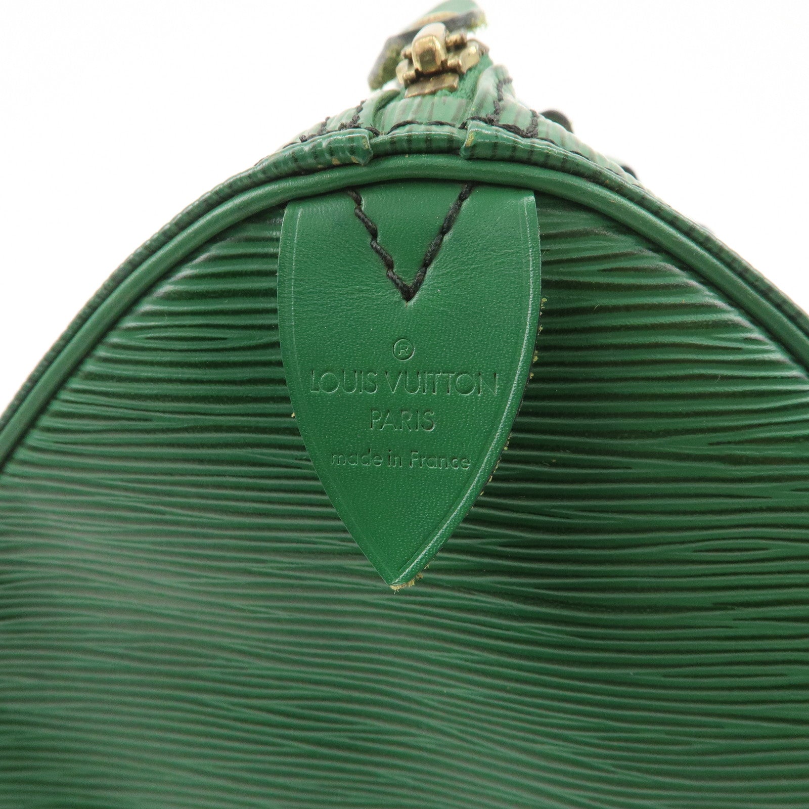 Louis Vuitton Epi Speedy 30 Boston Bag Hand Bag Borneo Green M43004