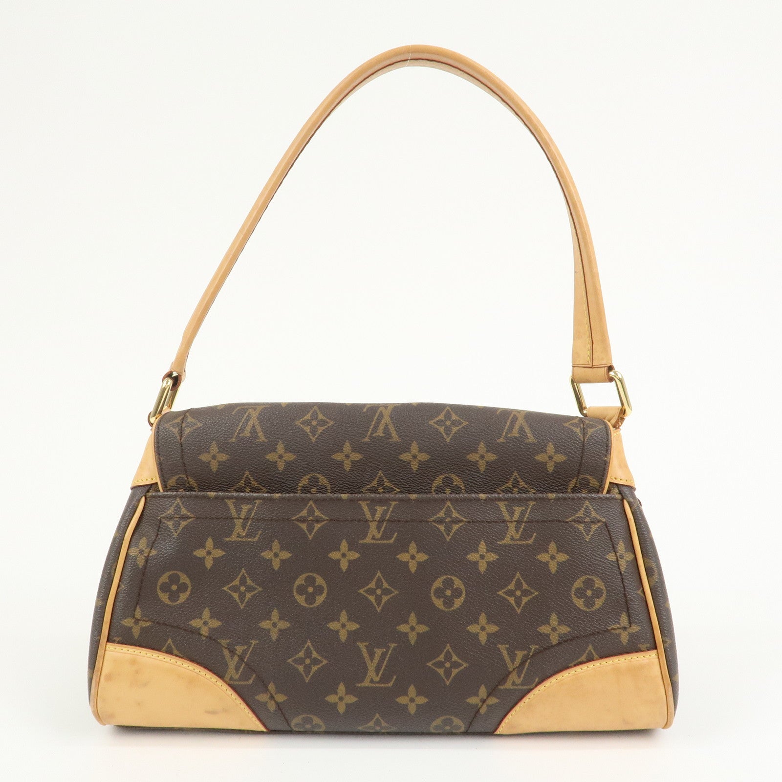 Louis Vuitton Monogram Beverly MM Shoulder Bag Brown M40121