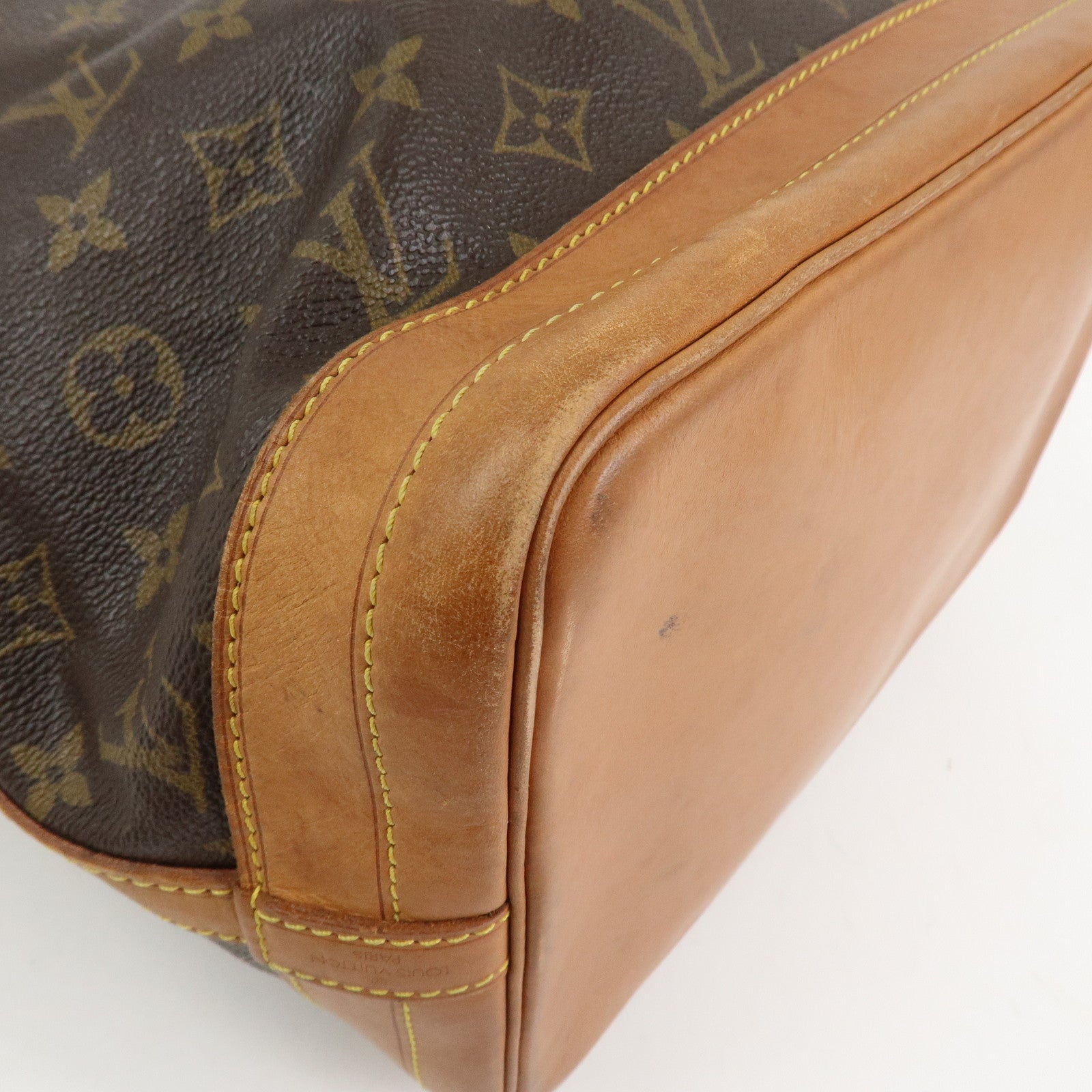 Louis Vuitton Monogram Noe Shoulder Bag Hand Bag Brown M42224