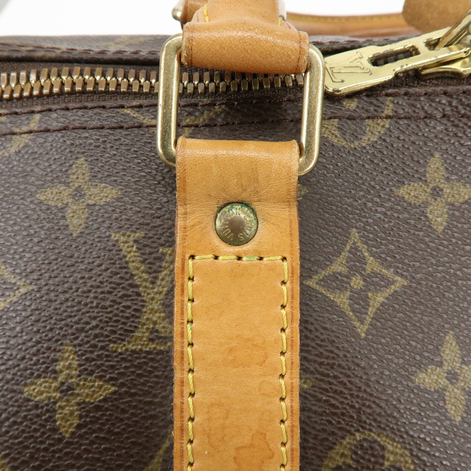 Louis Vuitton Monogram Keep All Bandouliere 55 Boston Bag M41414