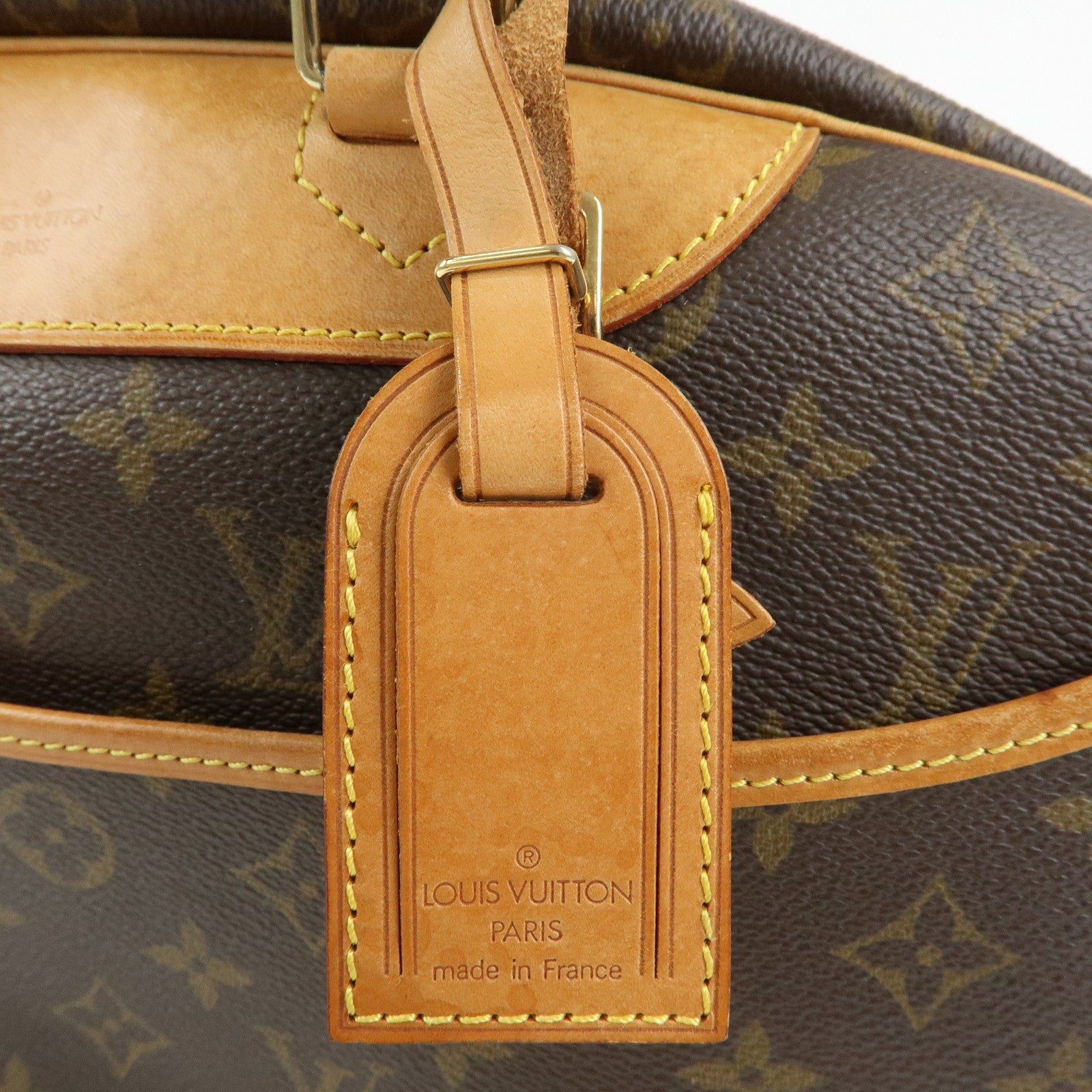Louis Vuitton Monogram Canvas Deauville Hand Bag Brown M47270