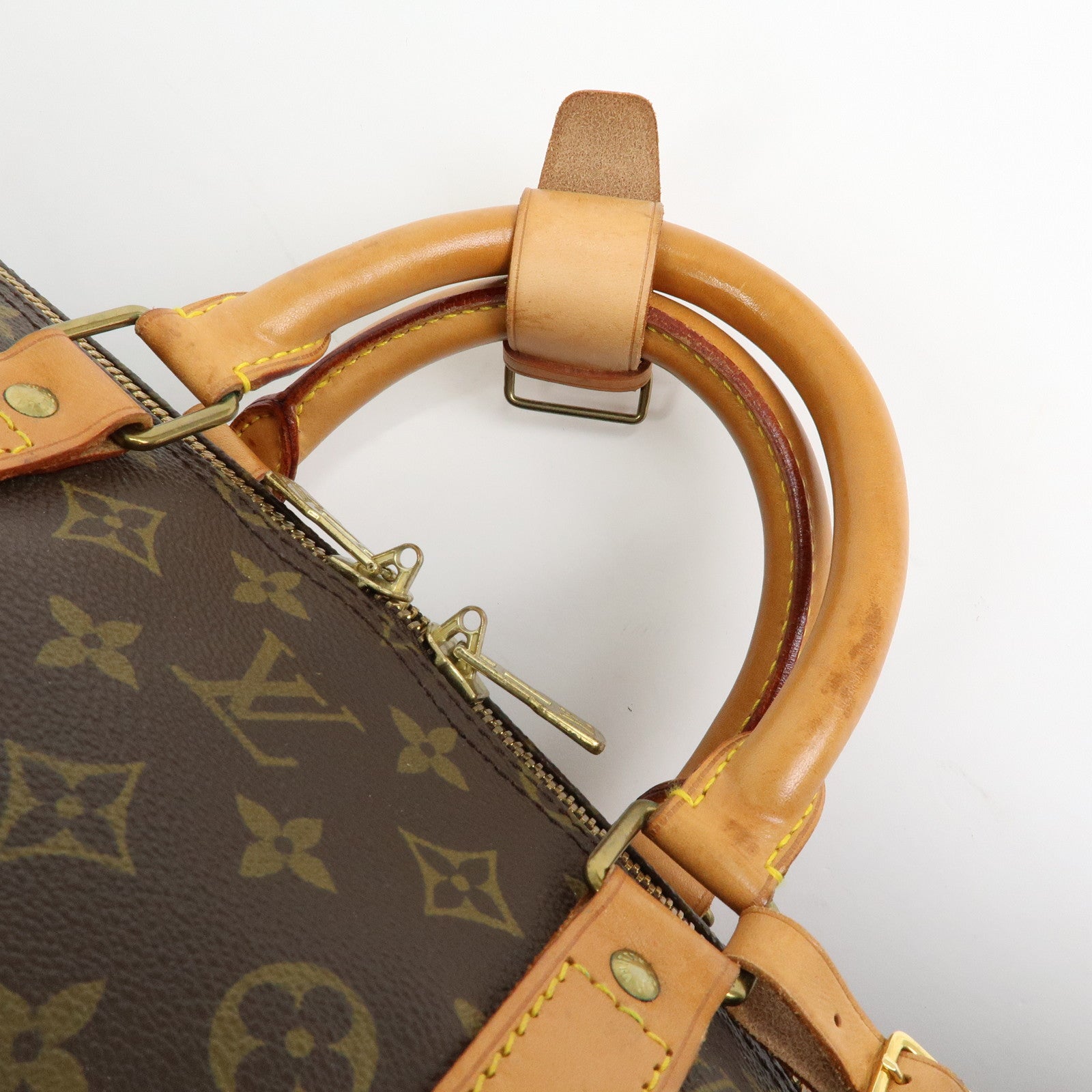 Louis Vuitton Monogram Keep All Bandouliere 55 Boston Bag M41414