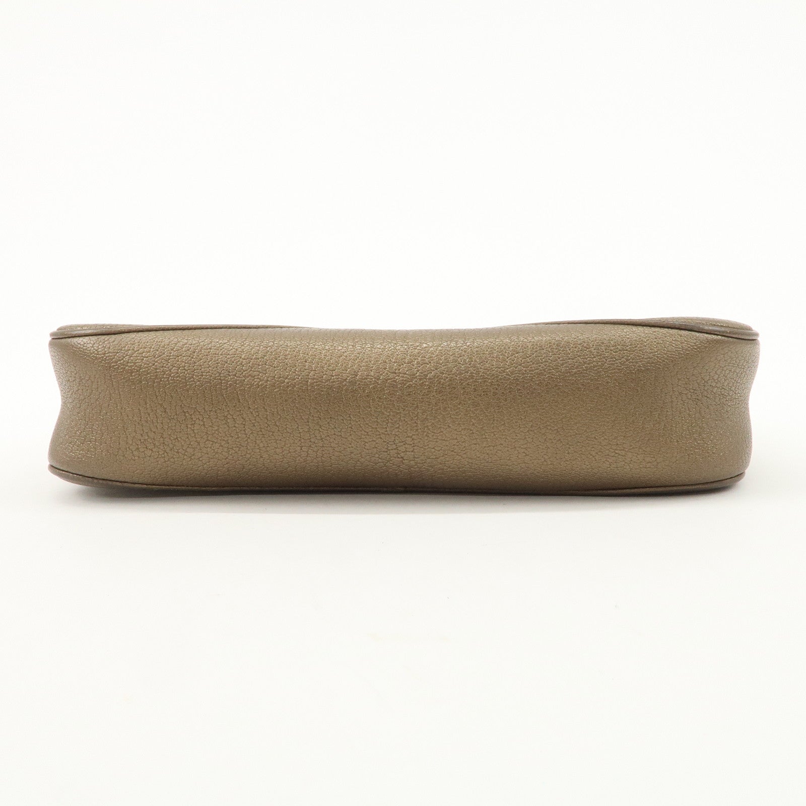 Ferragamo Leather Shoulder Bag Hand Bag Bronze