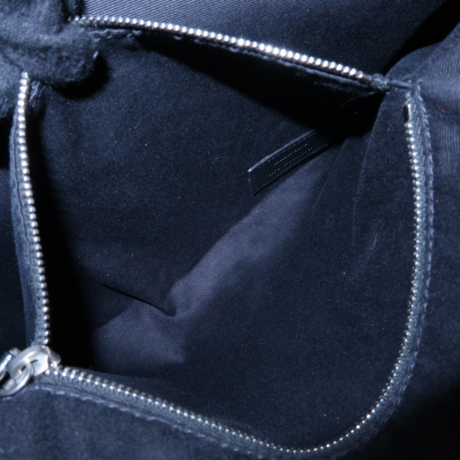 SAINT LAURENT PARIS Canvas Lamb Skin Teddy Bag Backpack Pink 553919