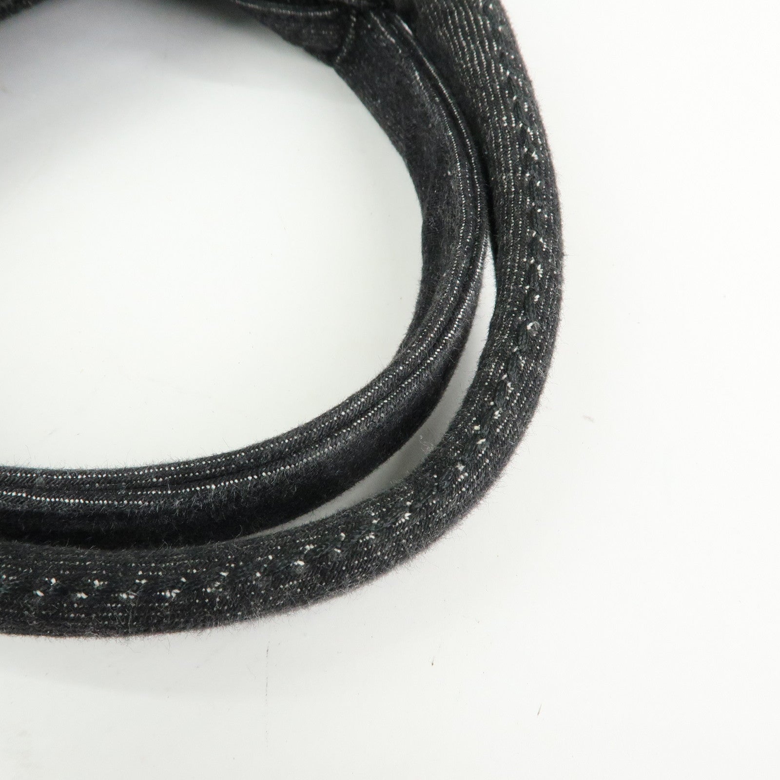 PRADA Triangle Logo Canapa Canvas 2Way Tote Hand Bag Black BN2642