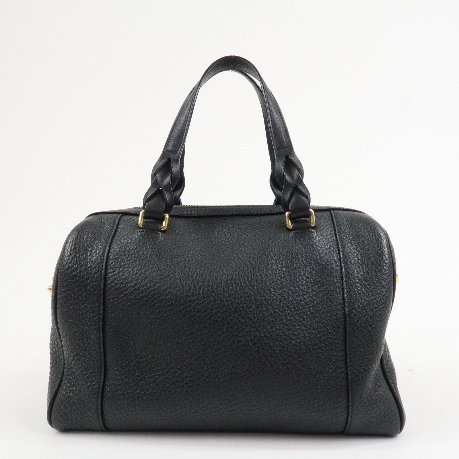 LOEWE Anagram Leather Amazona Fusta 2Way Shoulder Bag Black