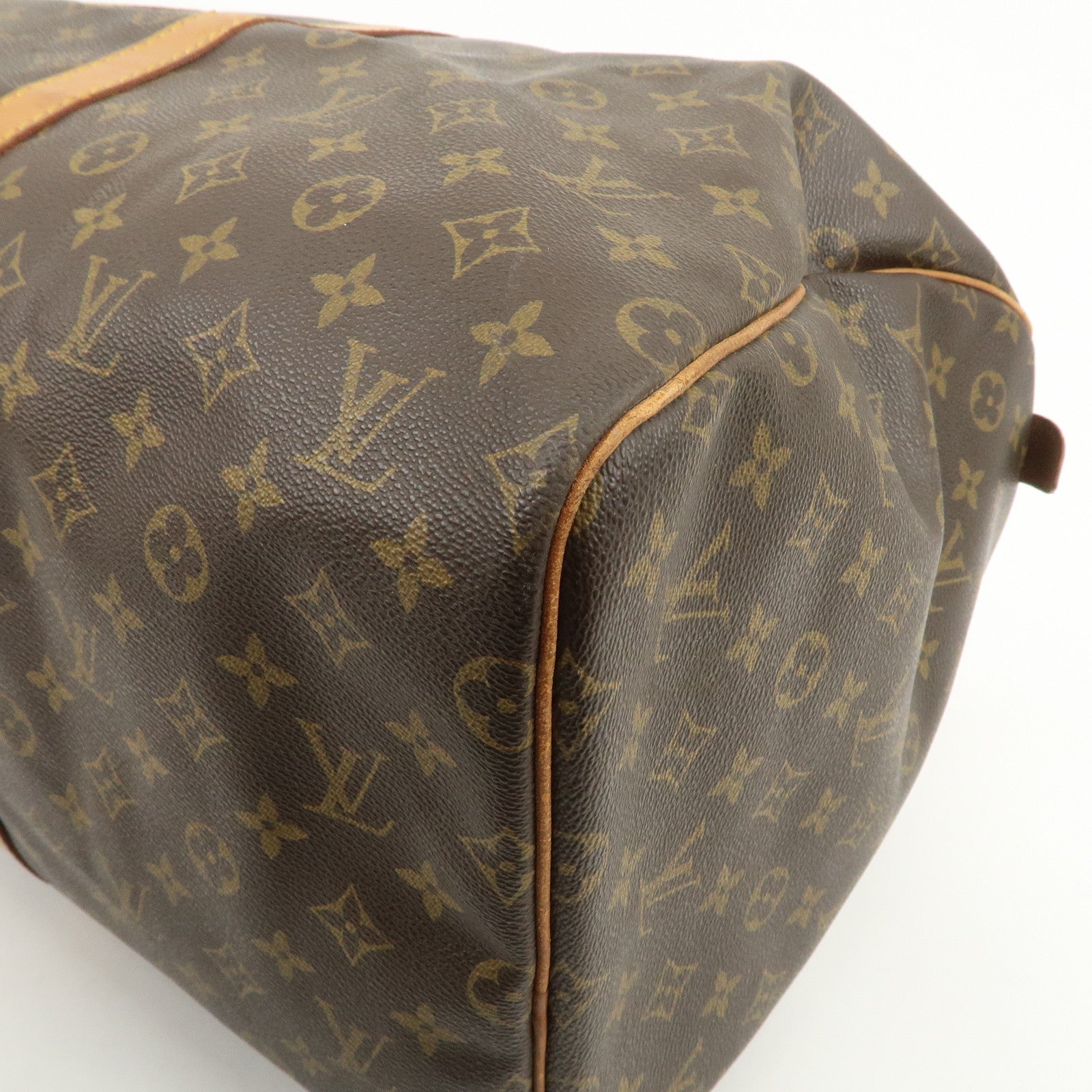 Louis Vuitton Monogram Keep All 55 Boston Bag Brown M41424