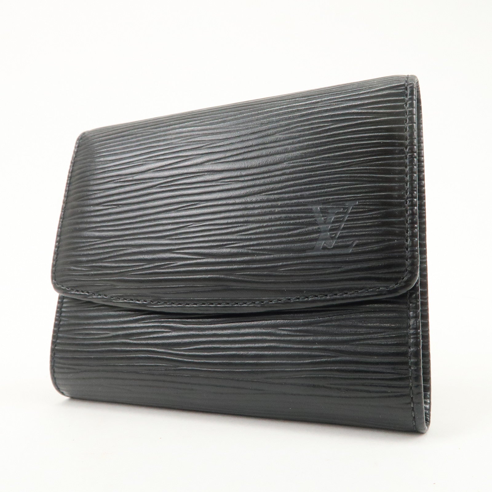 Louis Vuitton Epi Porte 12 Cartes Credit Card Case Noir M63472