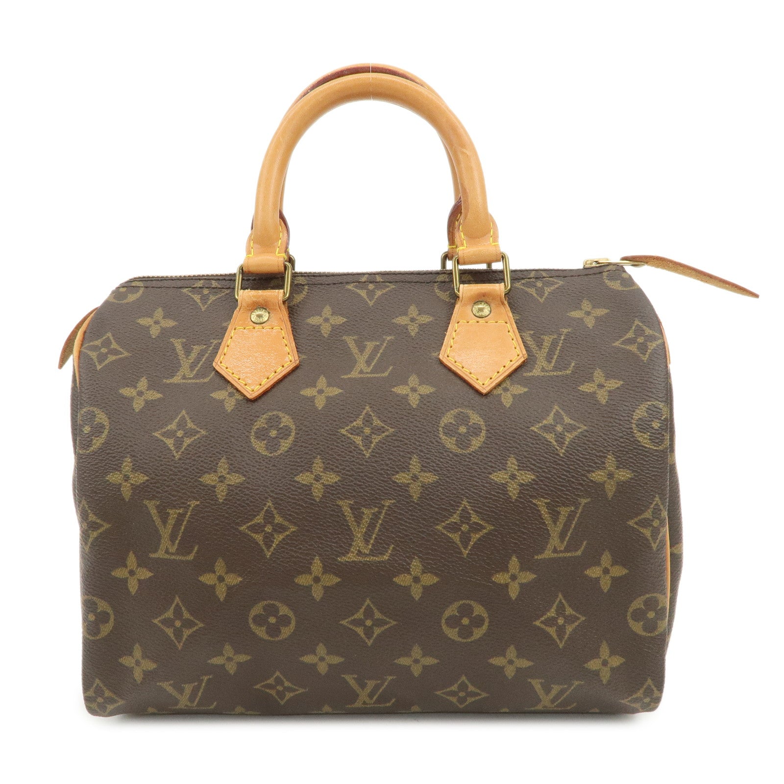 Louis Vuitton Monogram Speedy 25 Boston Bag Hand Bag Brown M41528