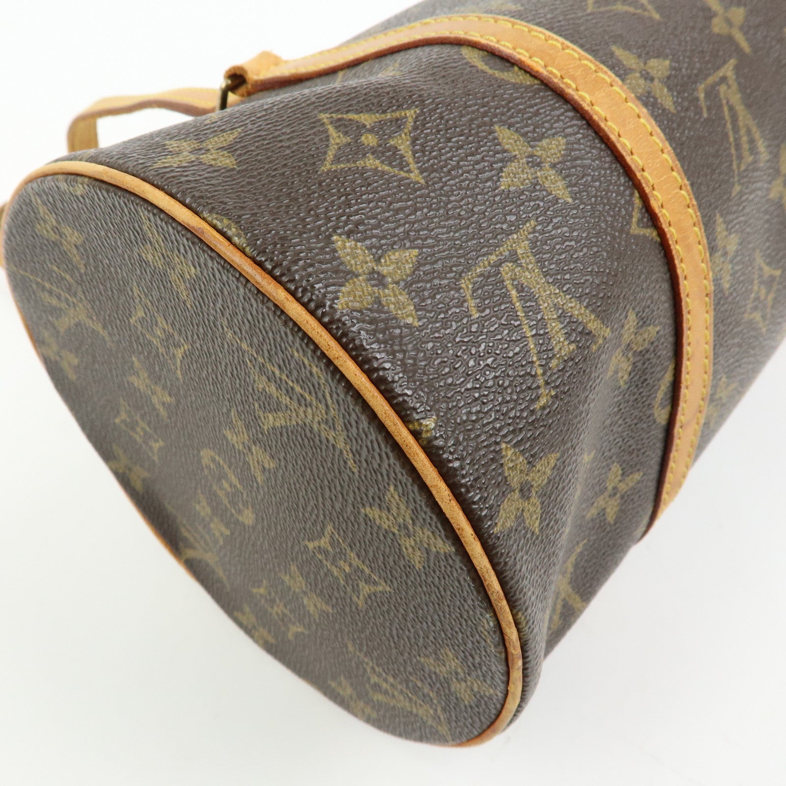 Louis Vuitton Monogram Papillon 30 Hand Bag Brown M51385