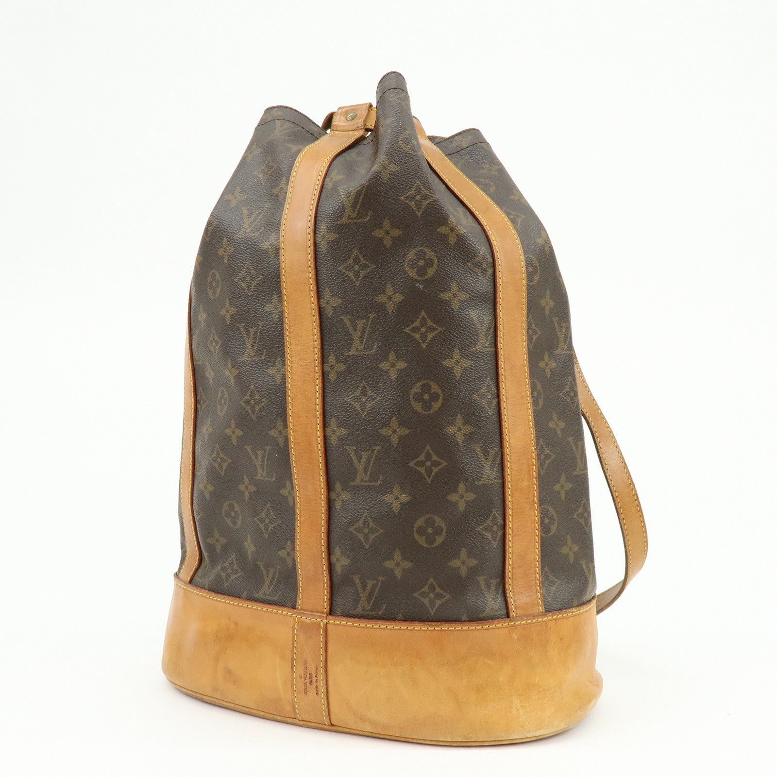 Louis Vuitton Monogram Randonnee GM Shoulder Bag Brown M42244