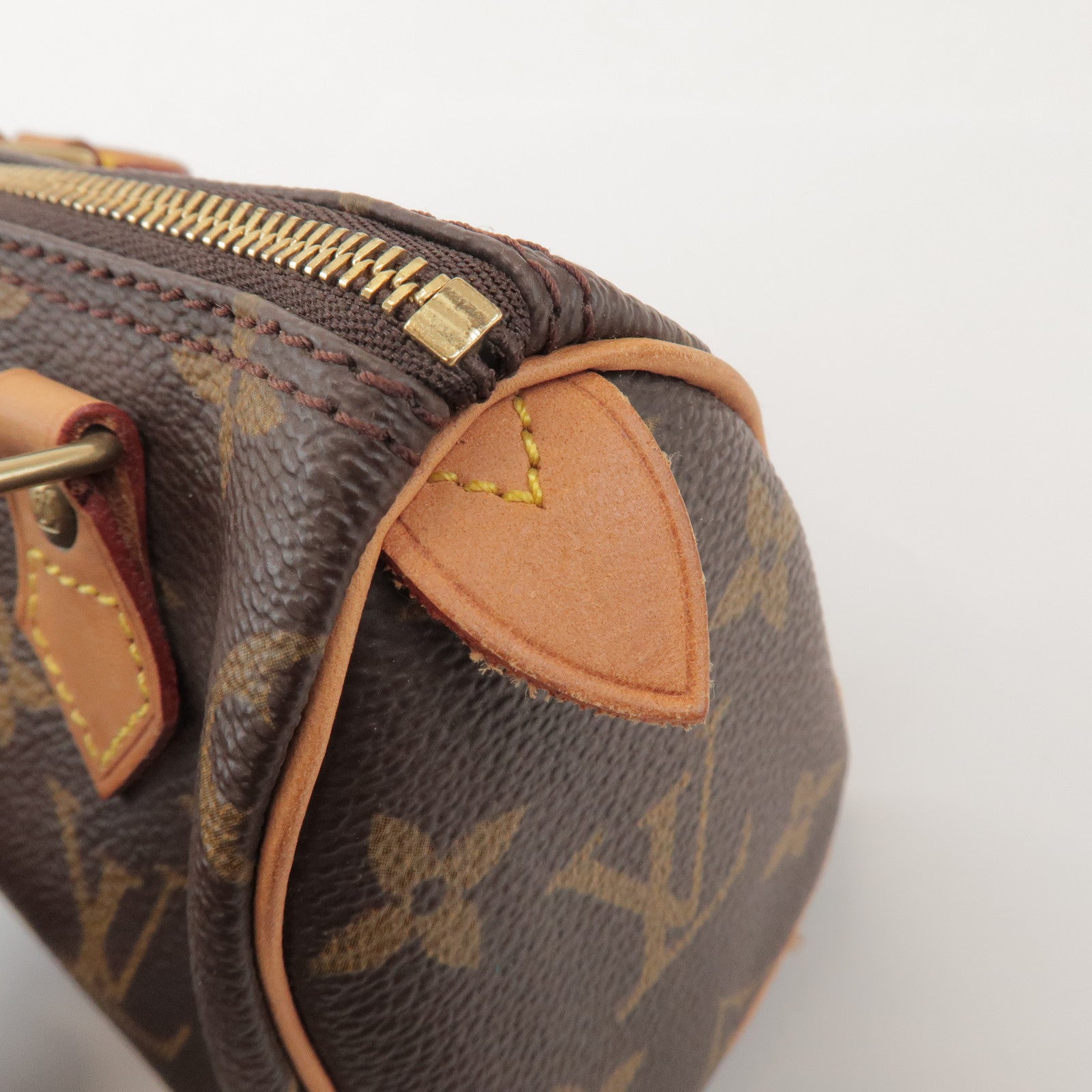 Louis Vuitton Monogram Mini Speedy Hand Bag & Shoulder Strap M41534