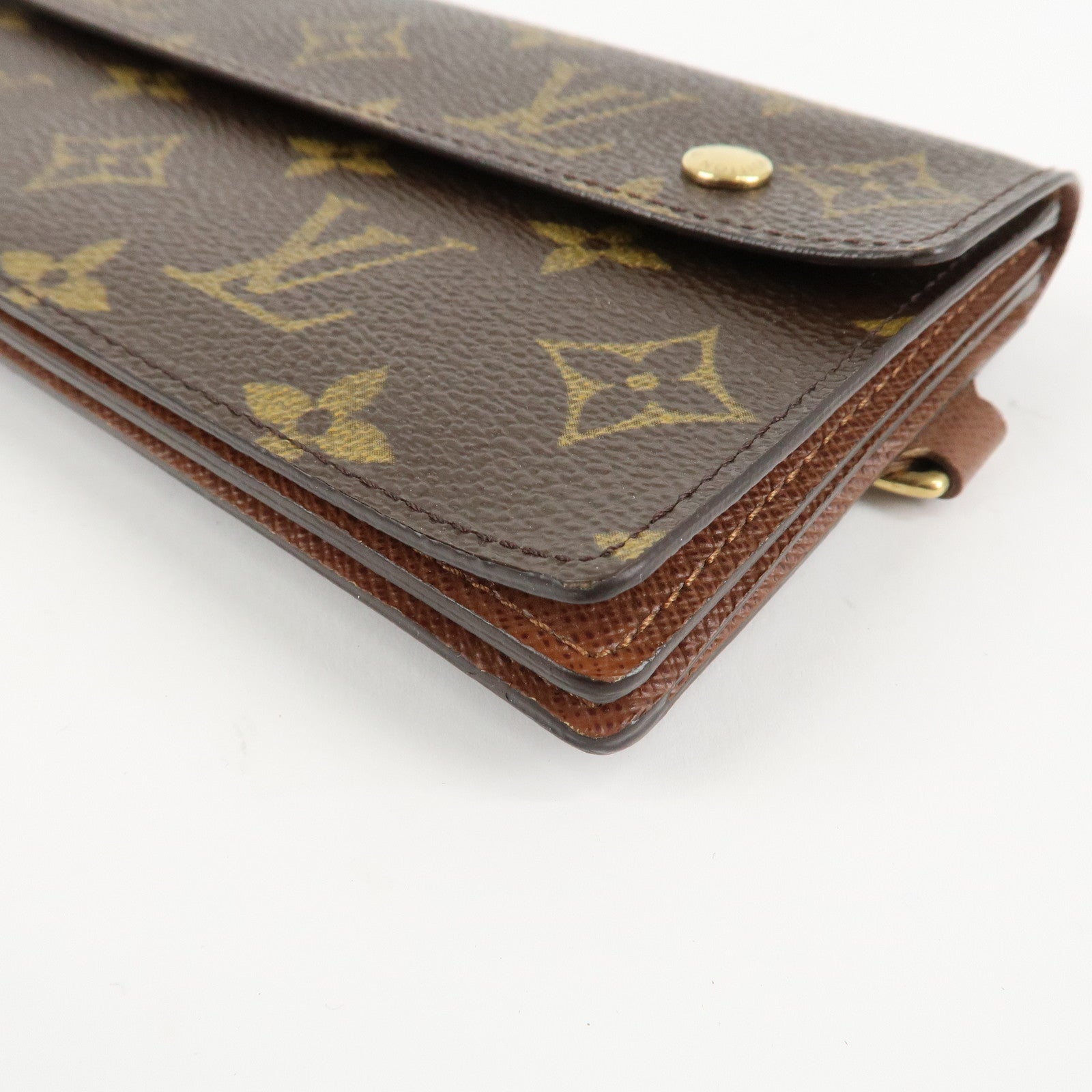 Louis Vuitton Monogram Portefeuille Accordeon Long Wallet M58008 Used