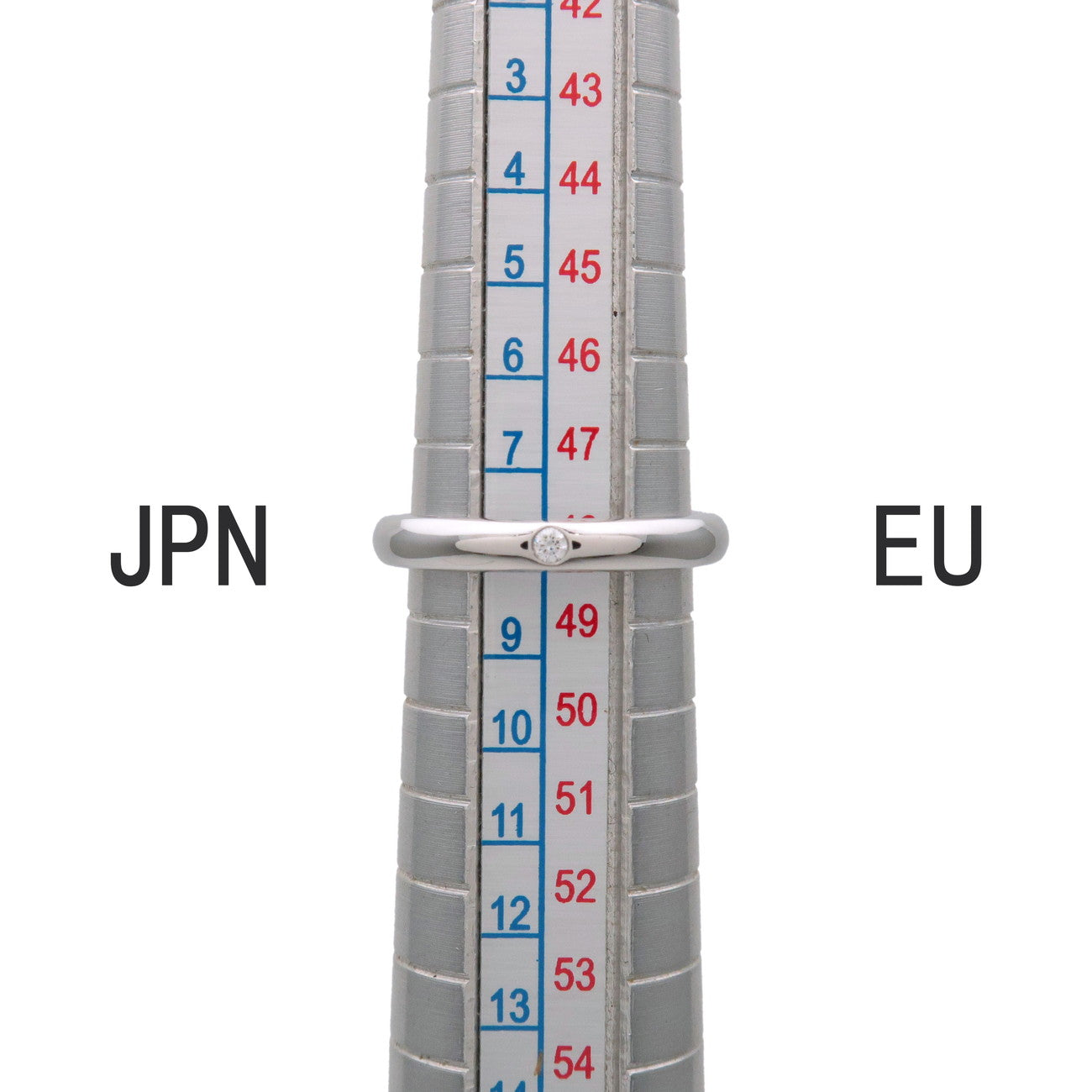 Tiffany & Co Stacking Band 1P Diamond Ring PT950 US4.5 EU48